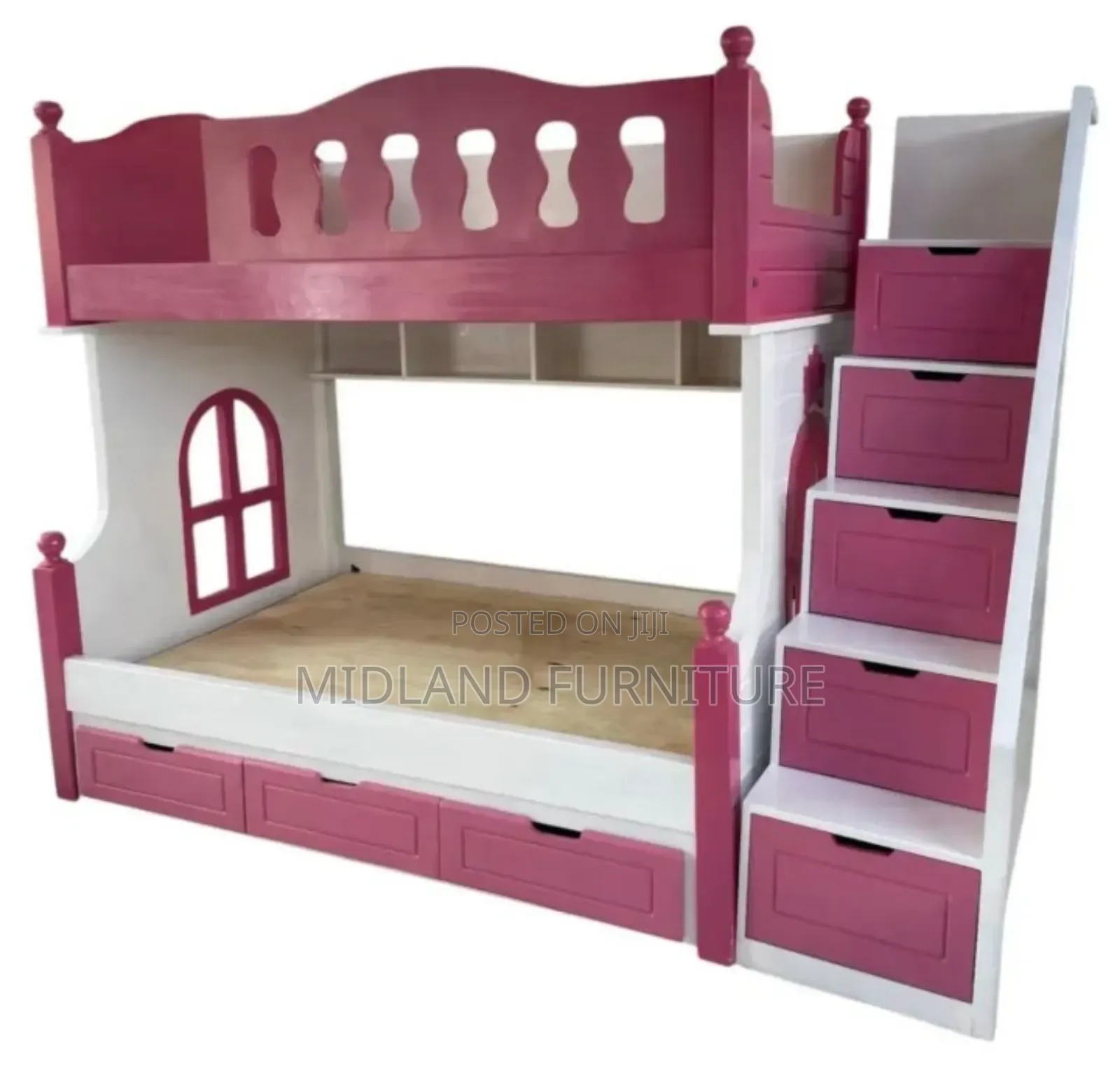 Modern Double Decker Bed Design for Girls