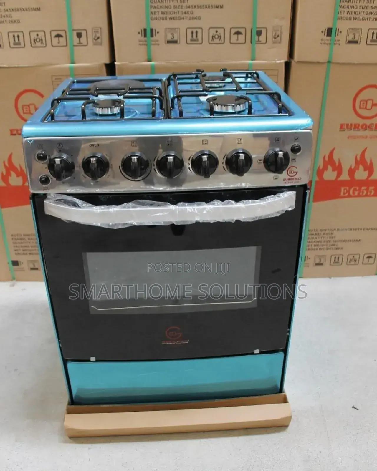 Button Pulse Auto- Ignition 3+1 Gas Cooker Uroken