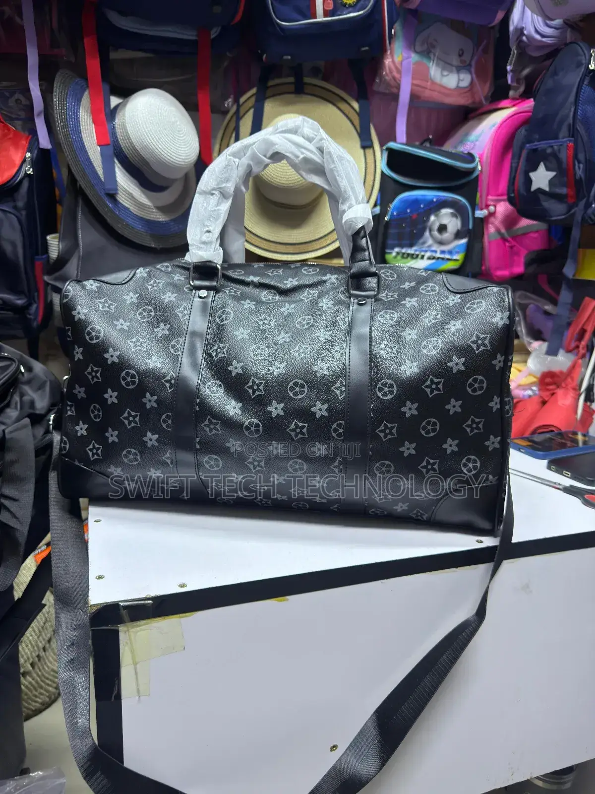 Travel Duffle Bag Leather Bag Uv Medium Size