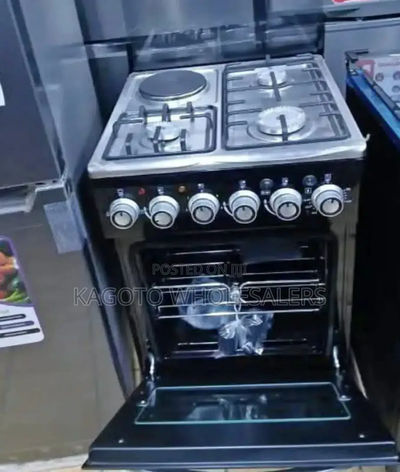 Saratech 50 by 55 Free Standing Gas Cooker Ss/7