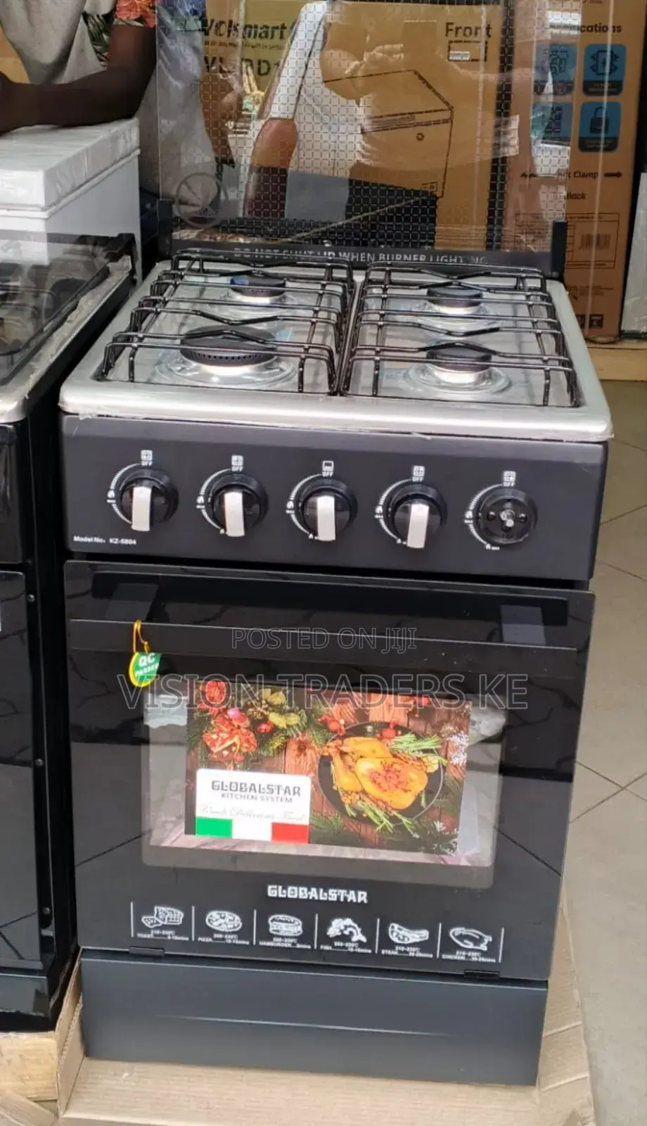 Globalstar 50*55cm 4gases Burner,Gas Oven