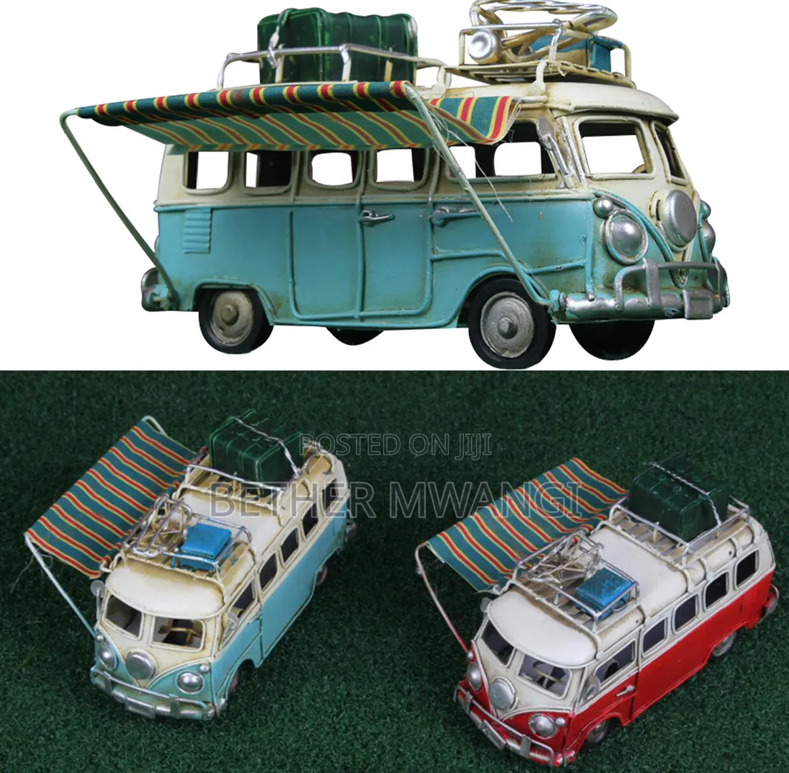 Camper Van Model- Beach Bus Vintage Rv Vehicle