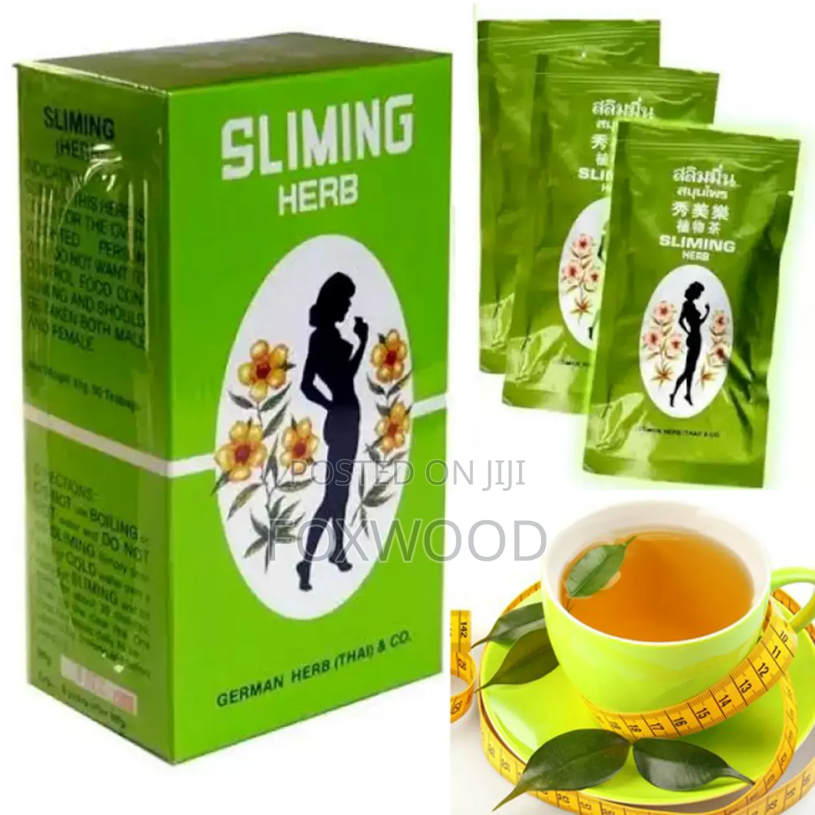 German Herb 50 Tea Bags Sliming Diet Fit Slimming Fast