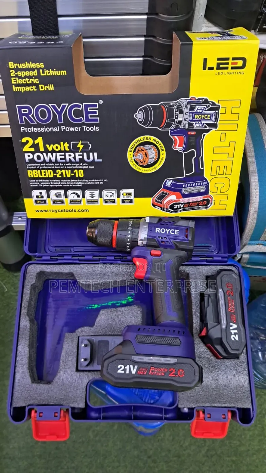 Brushless 2 Speed Lithium Royce Drill