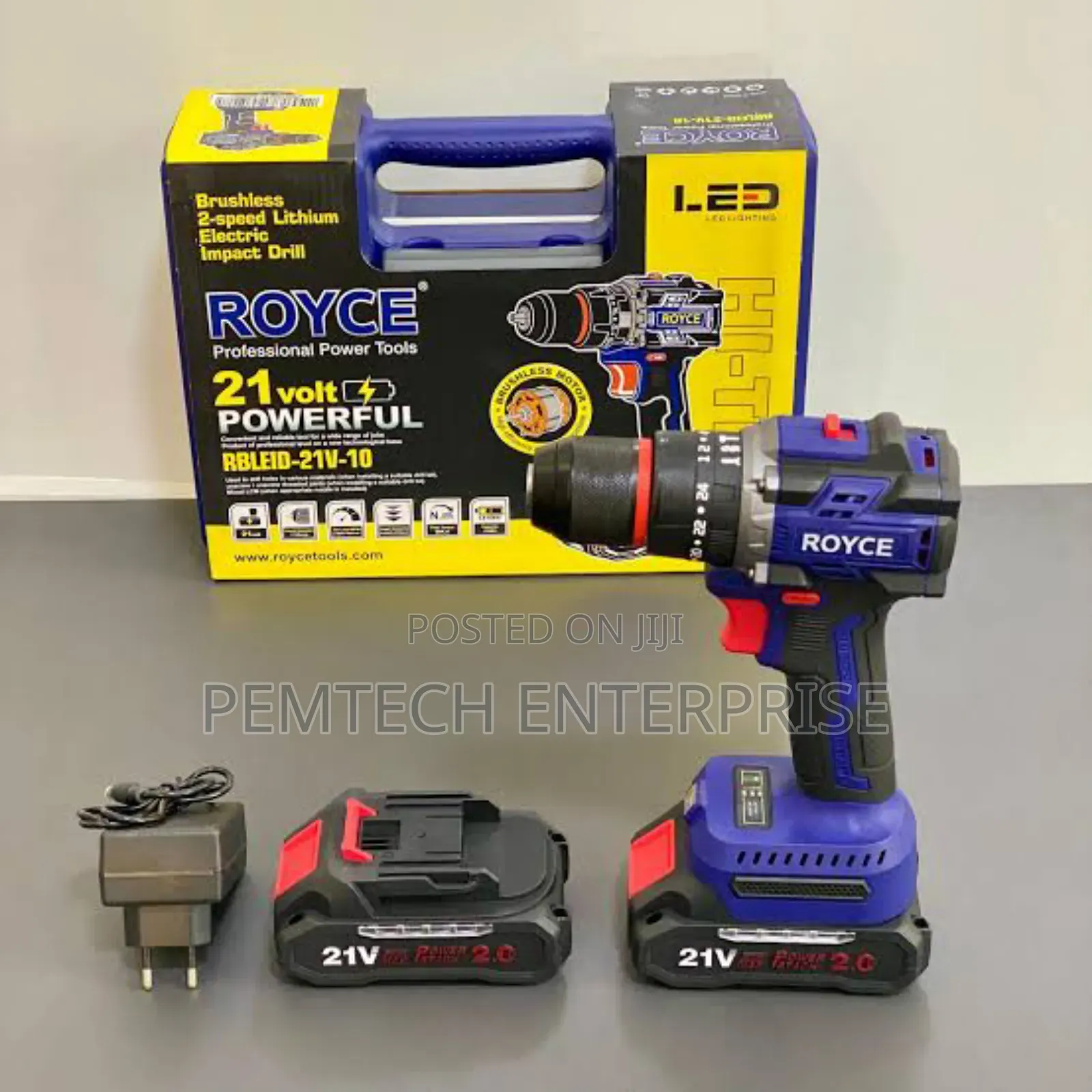Royce German Brushless Drill 21v
