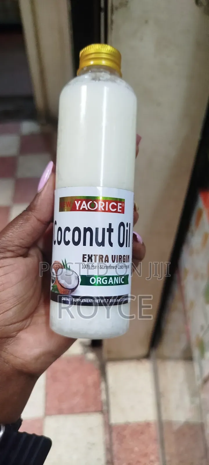 Extra Virgin Cold Pressed Coconut Oil-200ml