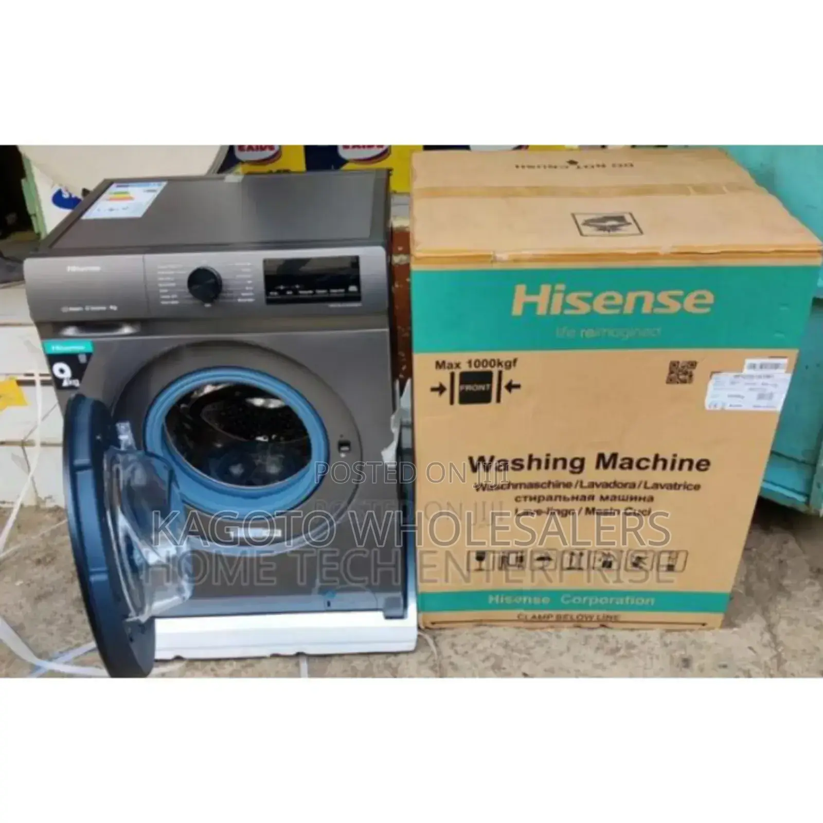 Hisense 9kg Wash and Spin Front Load Washing Machine
