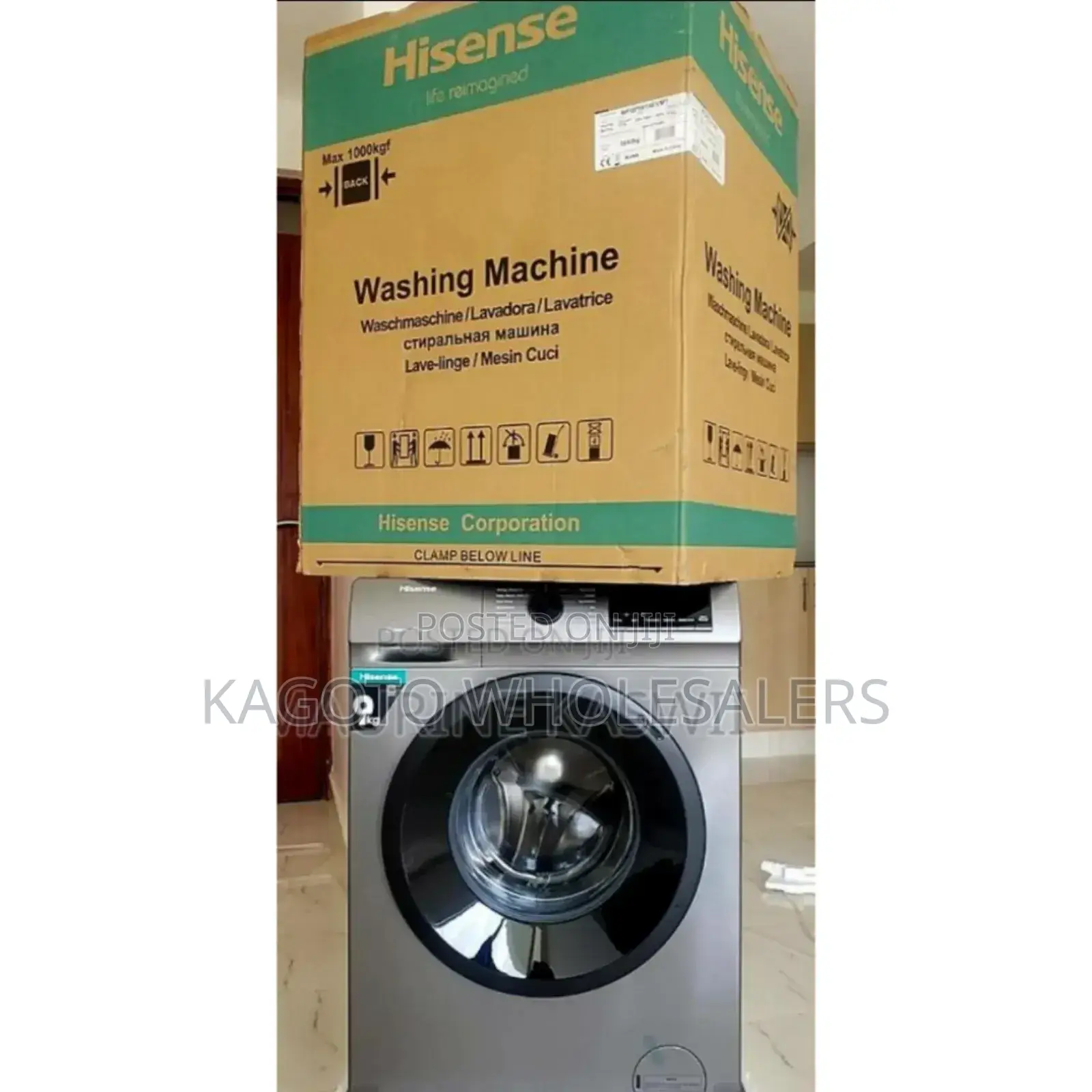 Hisense 9kg Wash and Spin Front Load Washing Machine