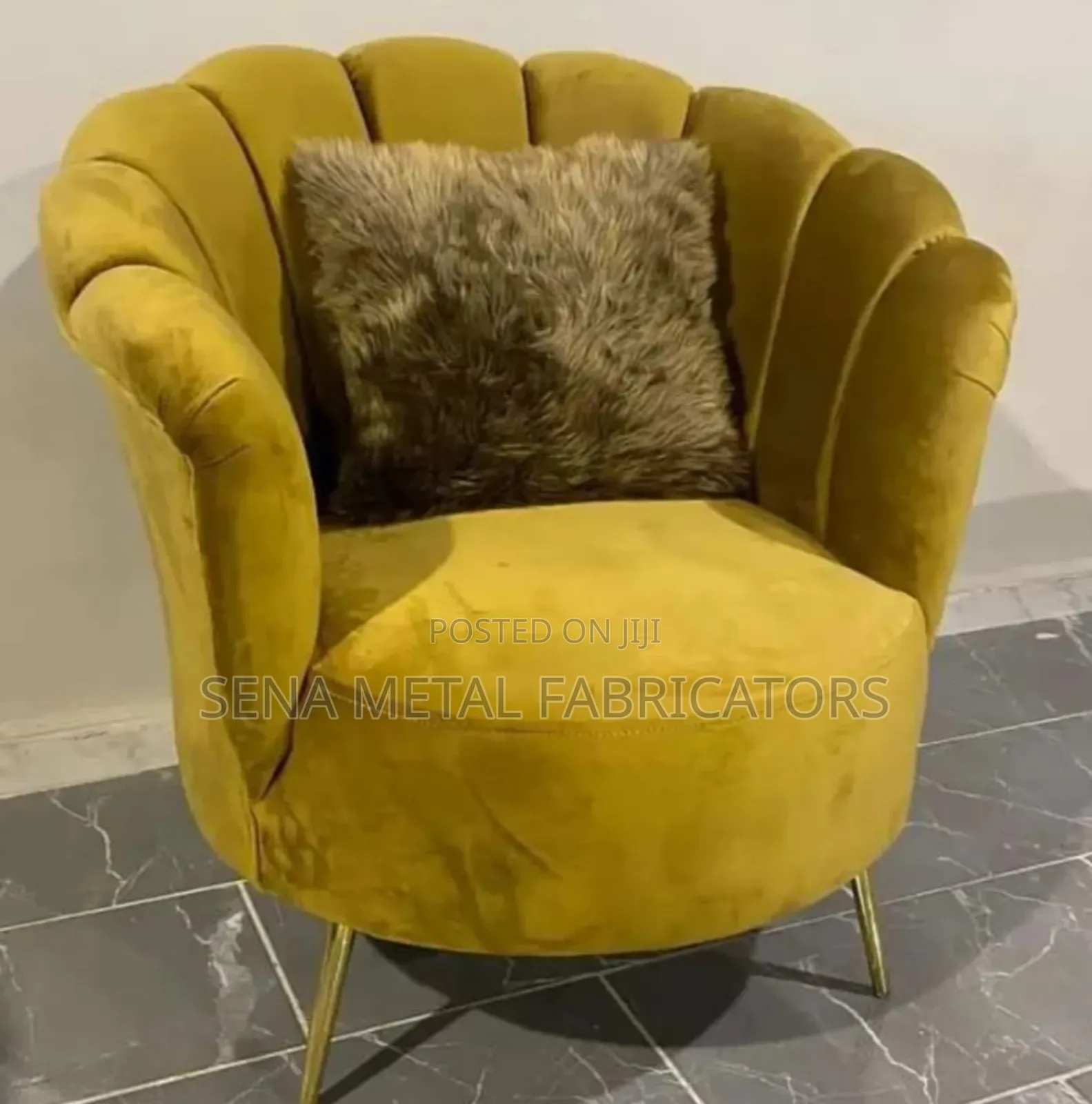 Mustard Chair, Home Decor, Comfortable.