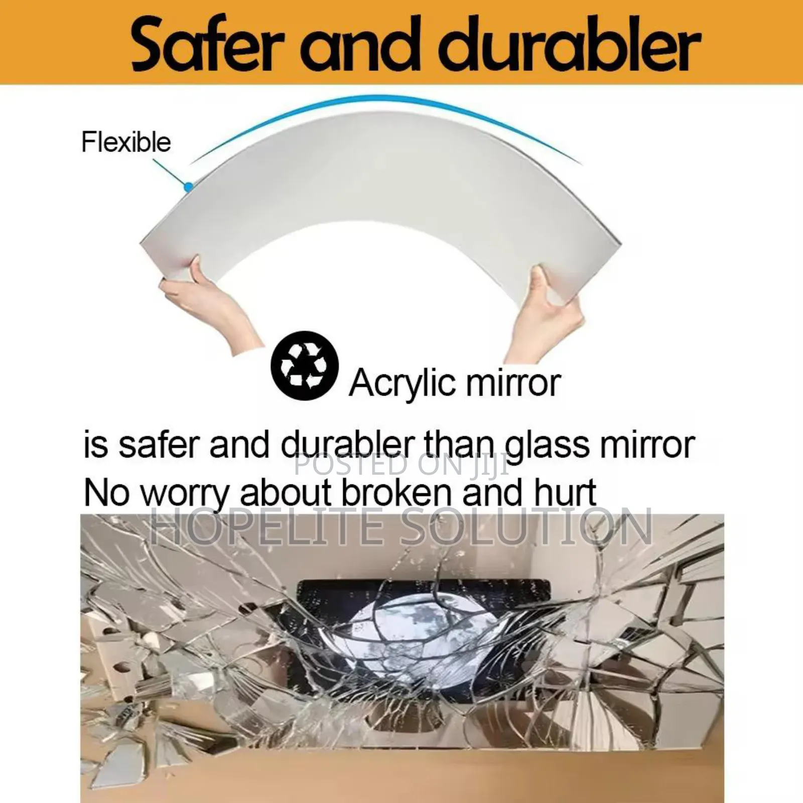 Acrylic Self Adhesive Mirror