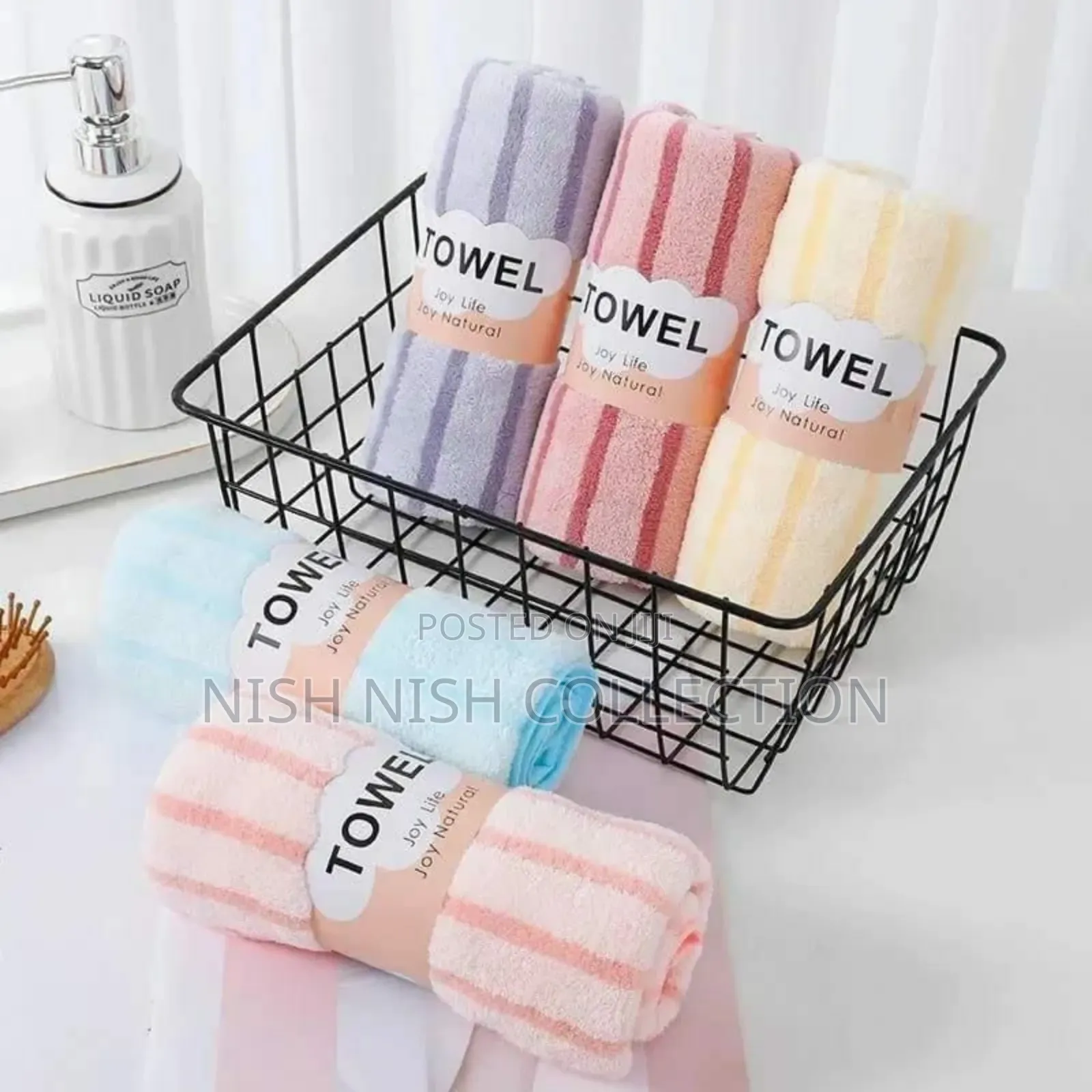 5 Piece Coral Velvet Microfiber Towels