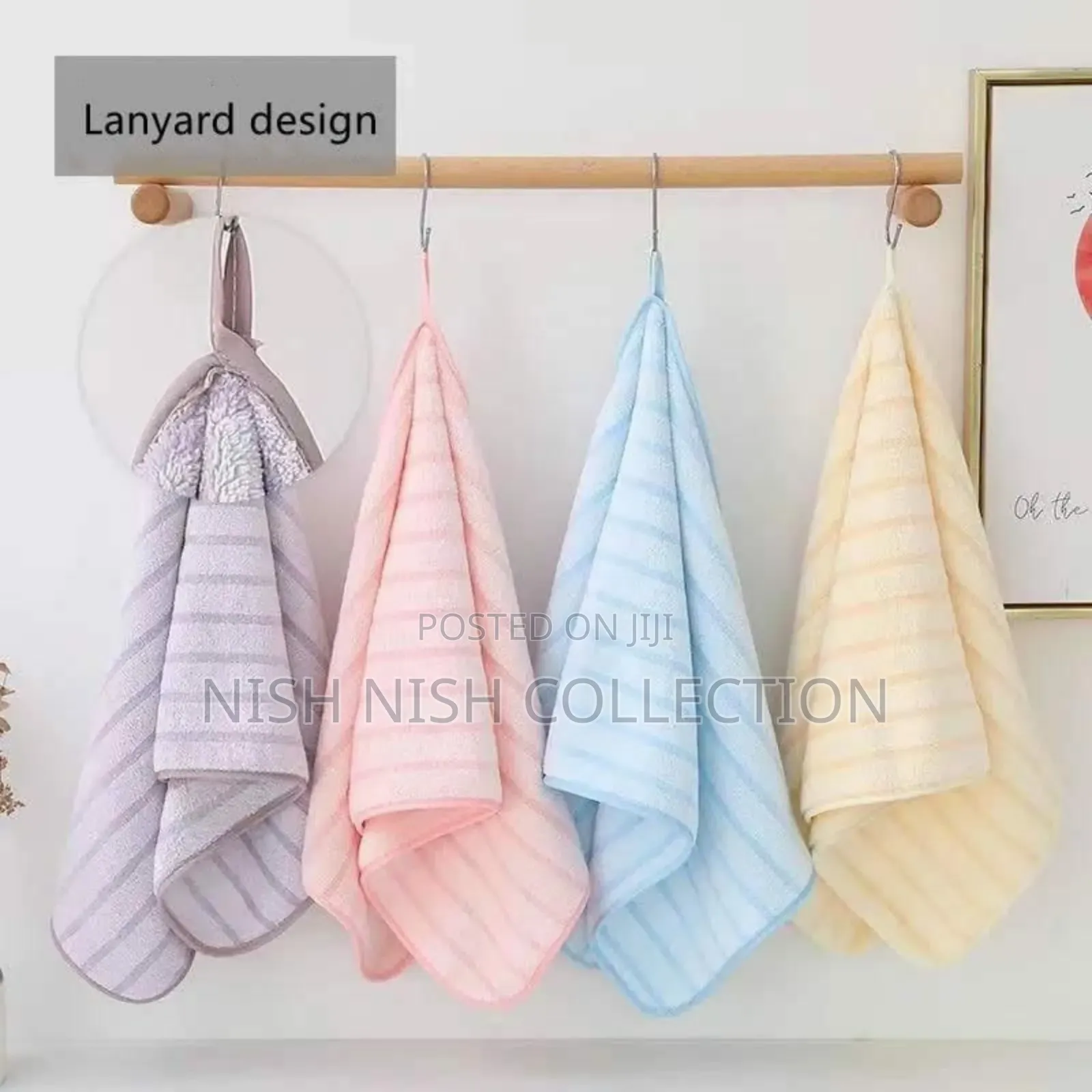 5 Piece Coral Velvet Microfiber Towels