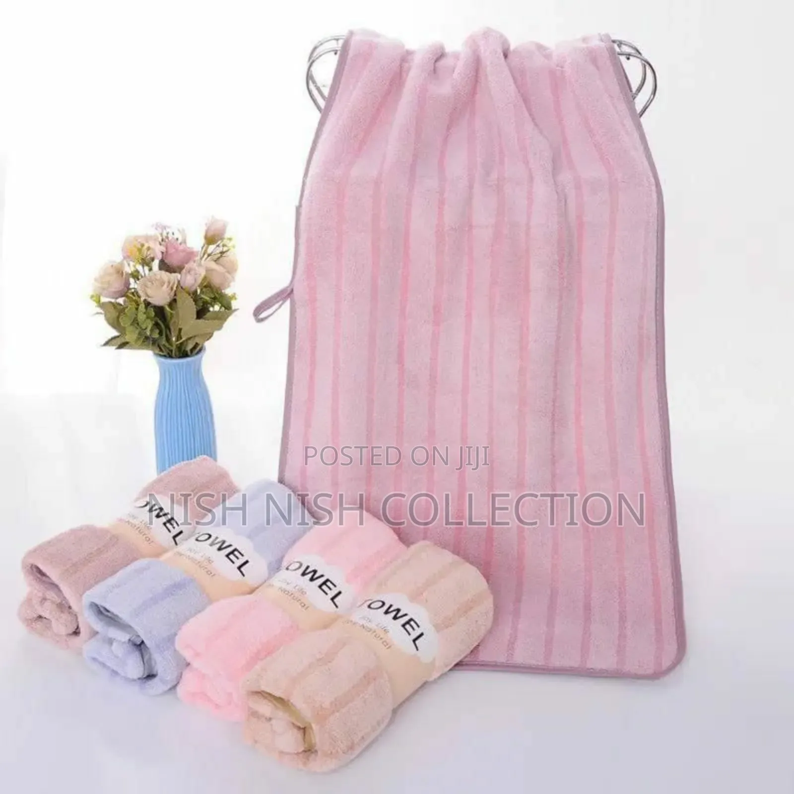 5 Piece Coral Velvet Microfiber Towels