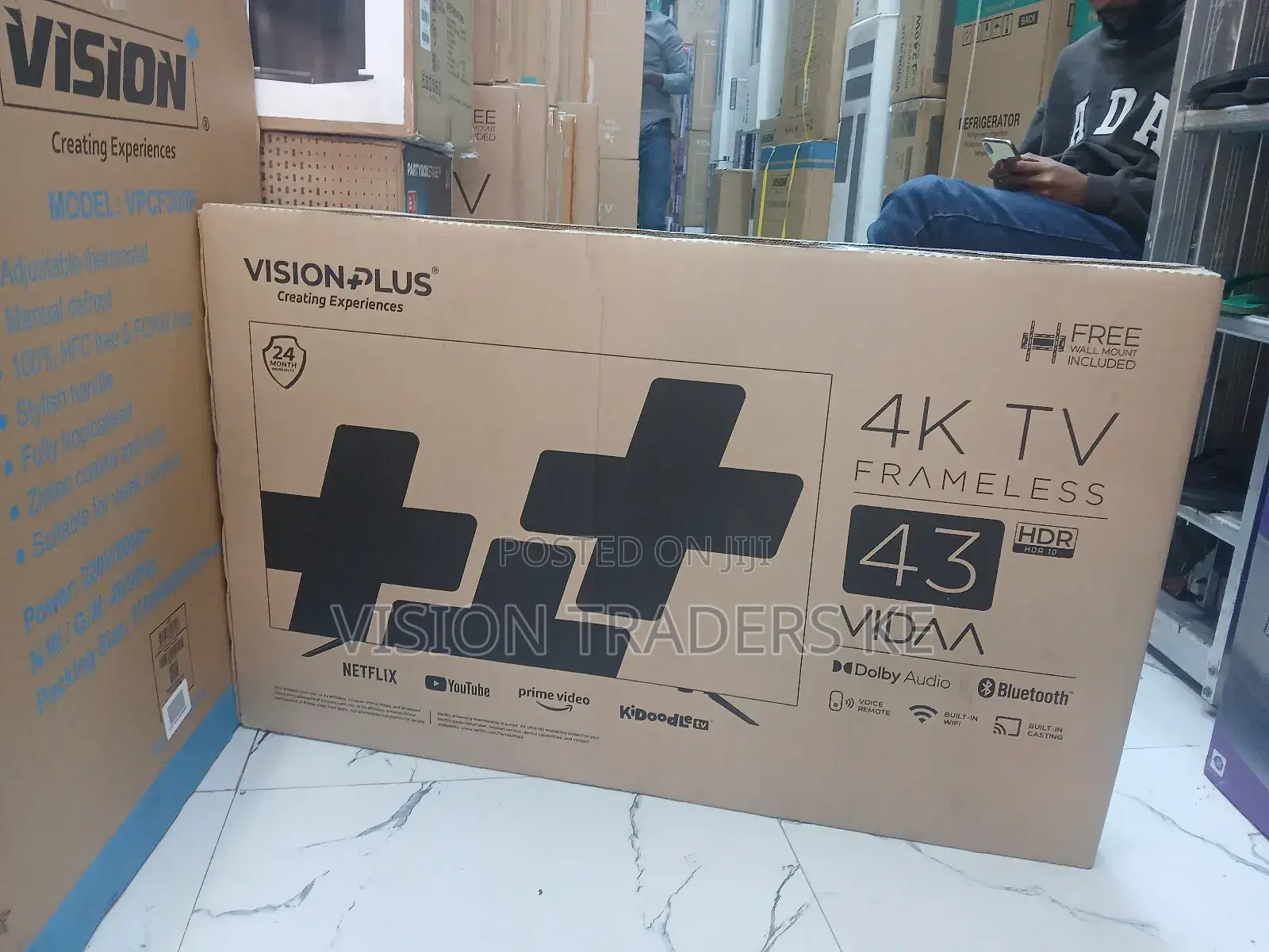 Vision 43 Inches Smart Android Frameless Resolution Tv