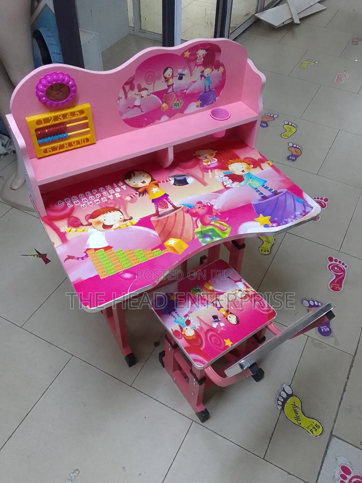 Kids Study Desk, With Both Table and Chair