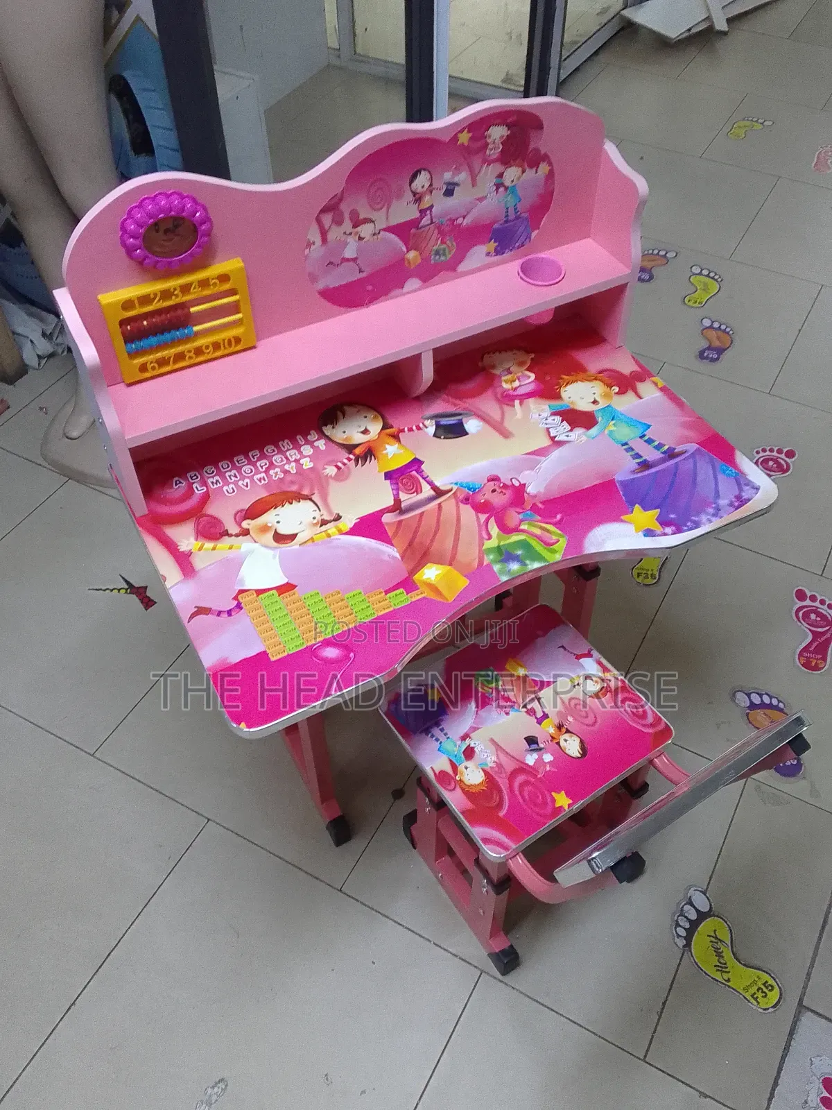 Kids Study Desk, With Both Table and Chair