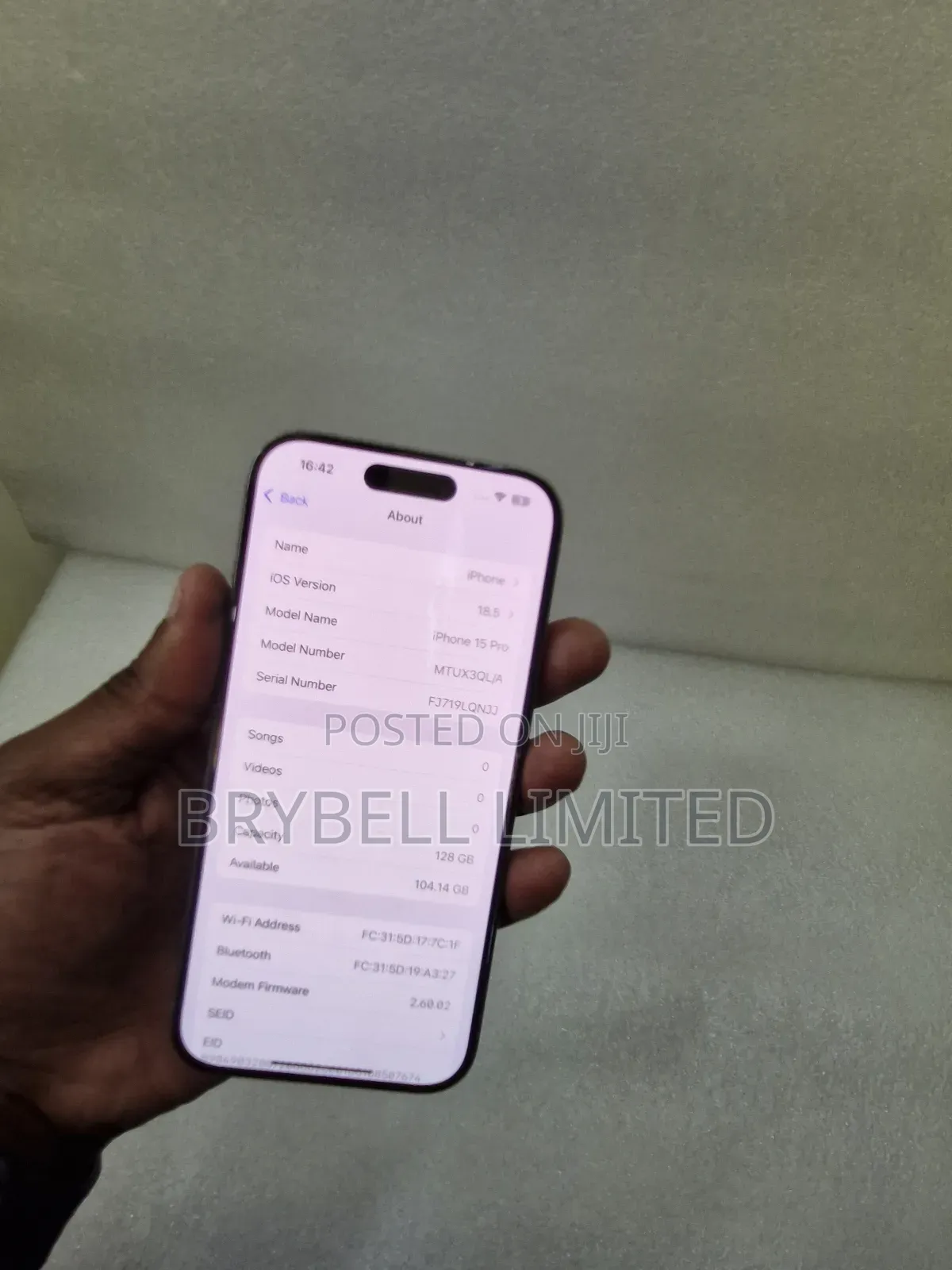 Apple iPhone 15 Pro 128 GB Gray