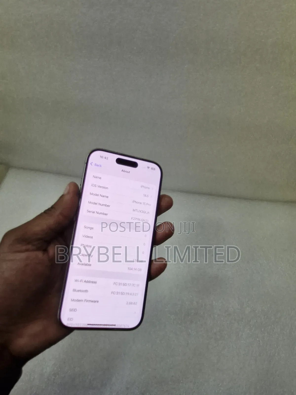 Apple iPhone 15 Pro 128 GB Gray