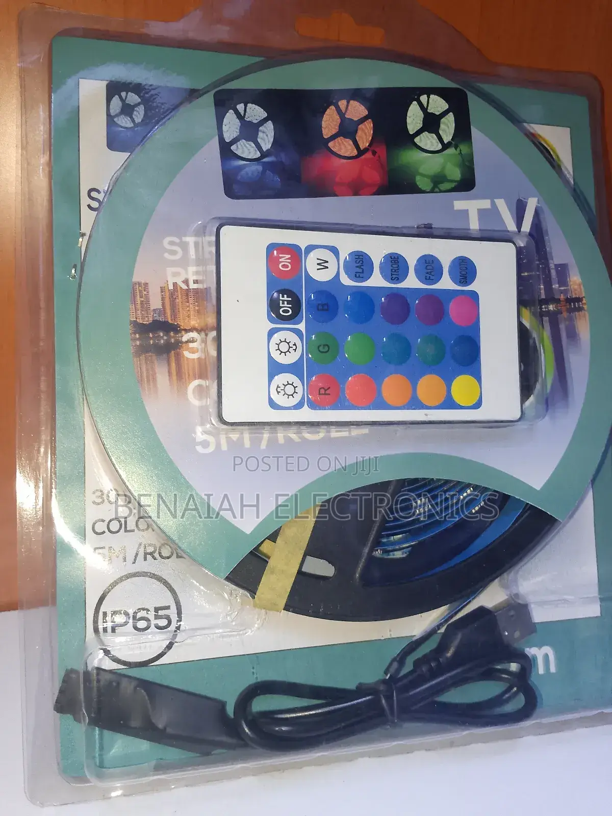 Good Quality Strip Lights,Rgb, Remote Control,5 Meters Roll
