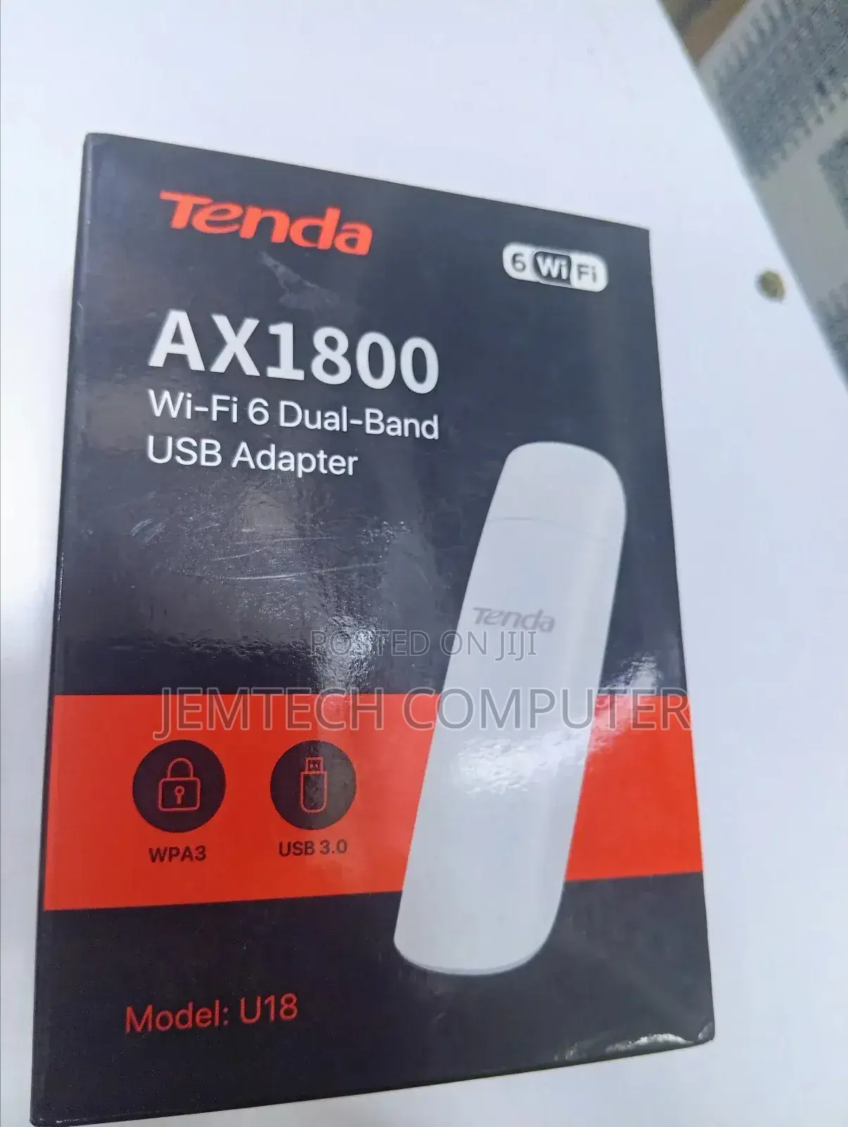 Tenda U18 Ax1800 Wifi 6 Dual Band Usb Adapter
