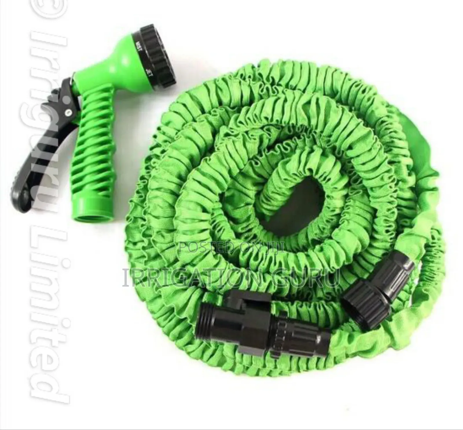 Coiled Garden Hose