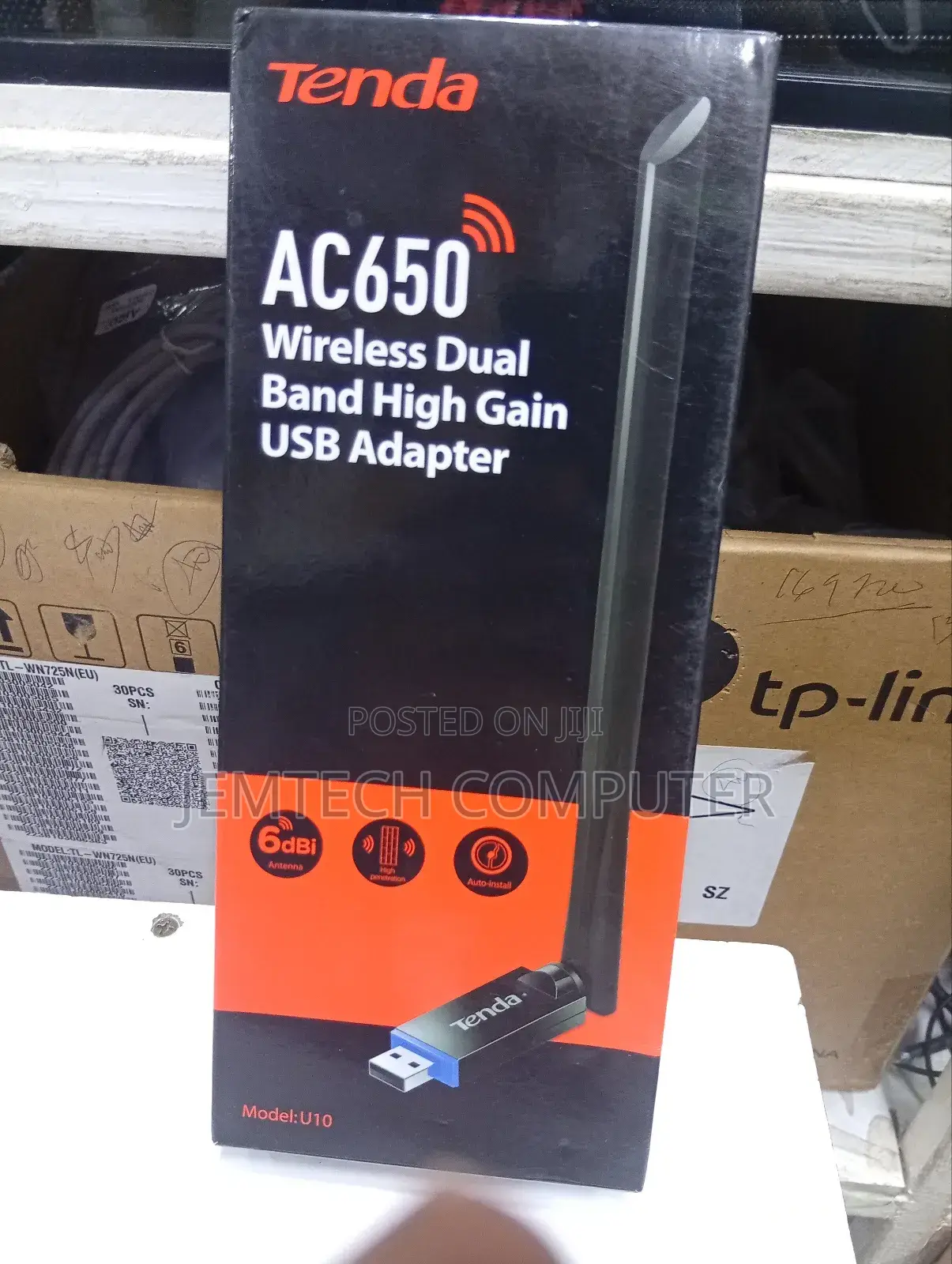 Tenda U10 Ac650 Dual-Band Wireless Usb Adapter