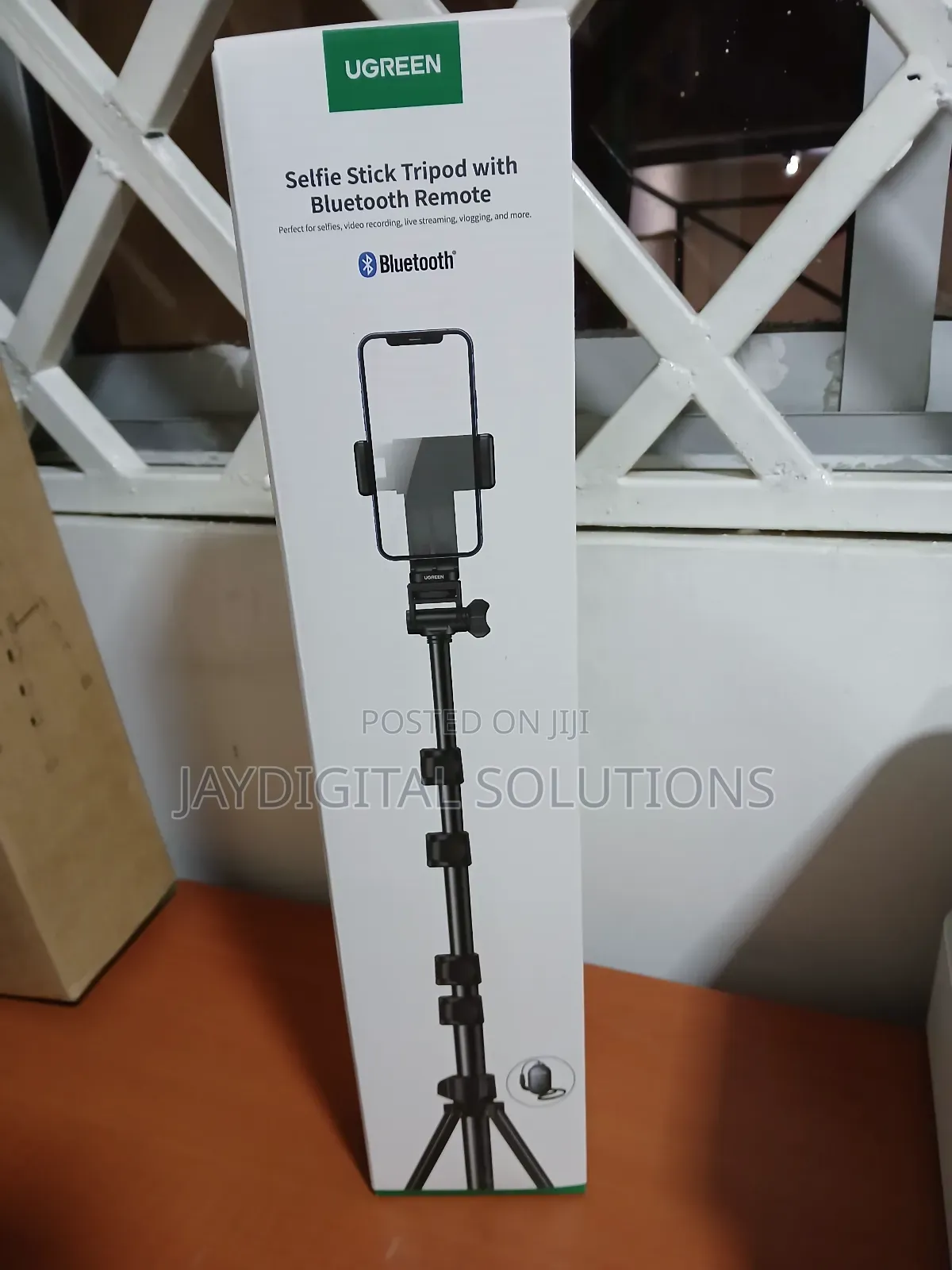 Ugreen Tripod Selfie Stick + Bluetooth Remote-Lp586