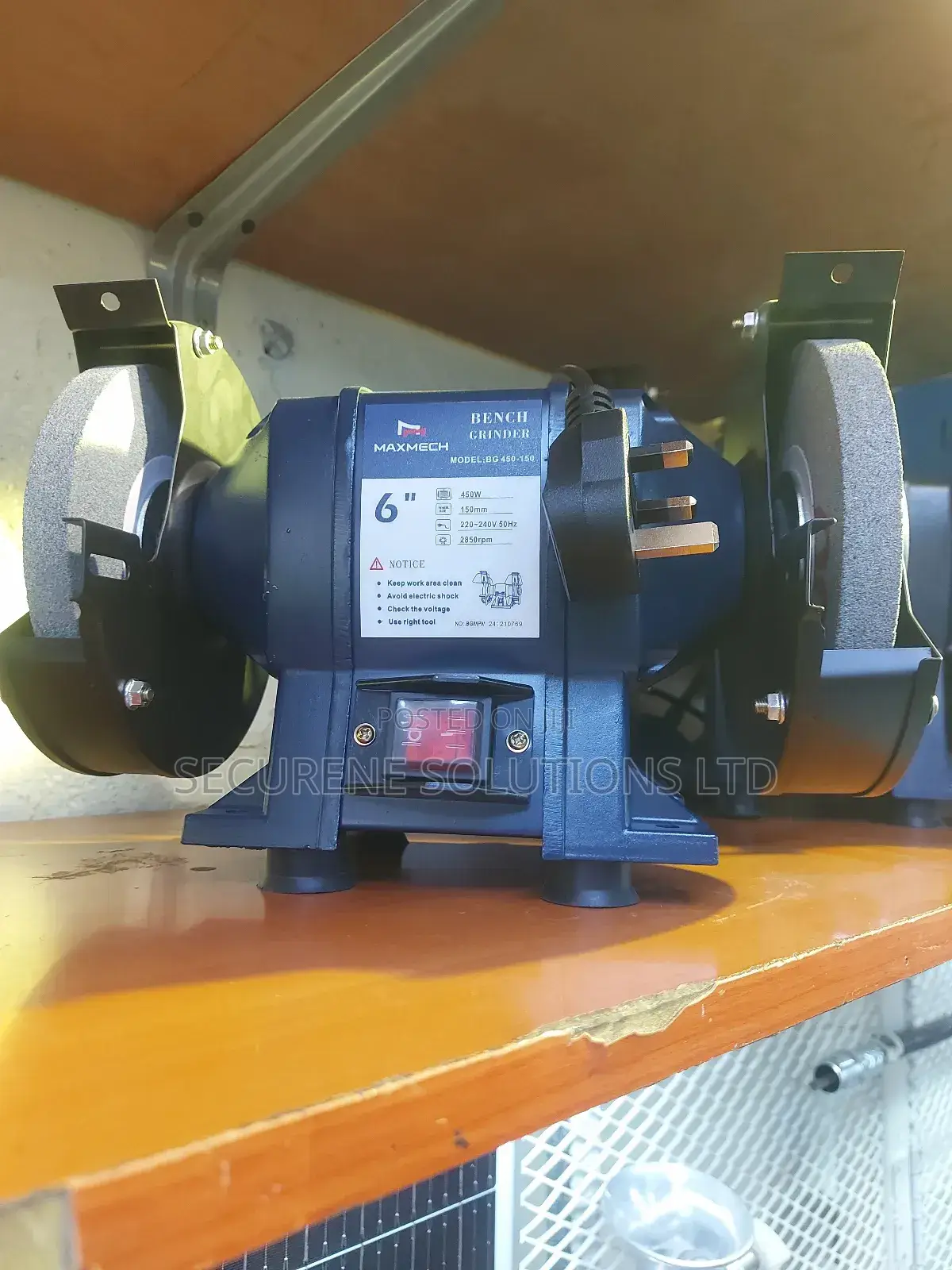 Maxmech Bg 450-150 6" Bench Grinder.