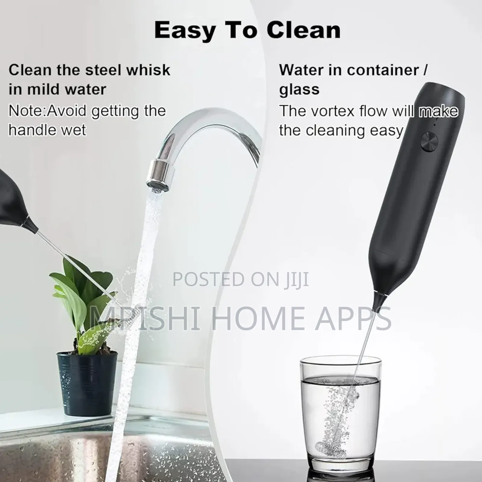 Rechargeable Milk Frother 3 Speeds