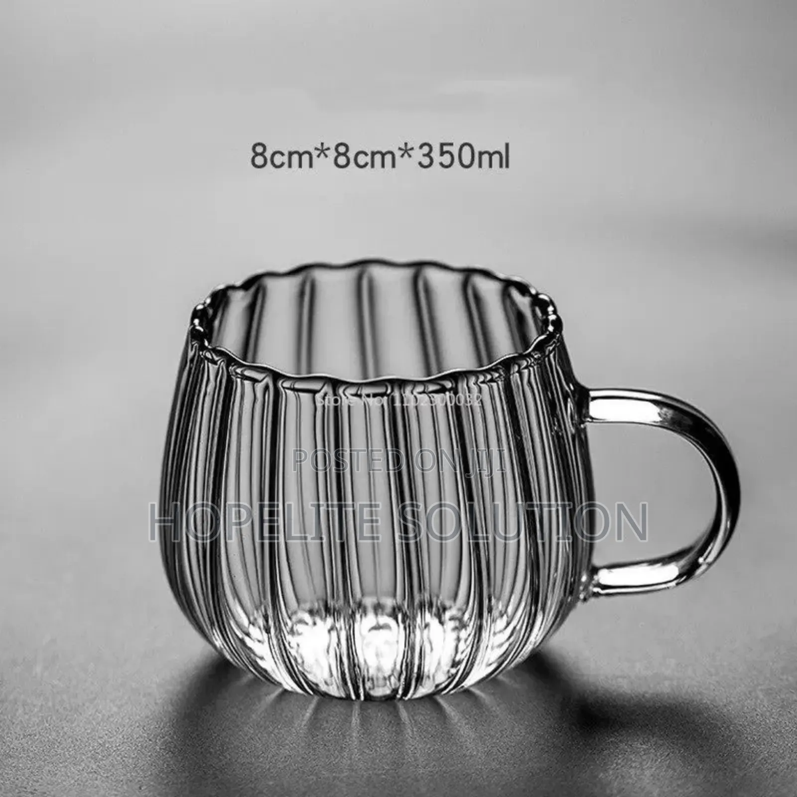 Ripple Glass Mug