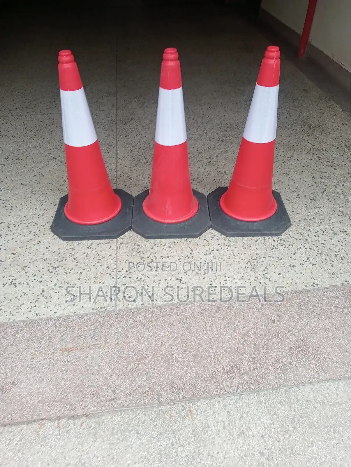 Red/White Reflective Traffic Cone