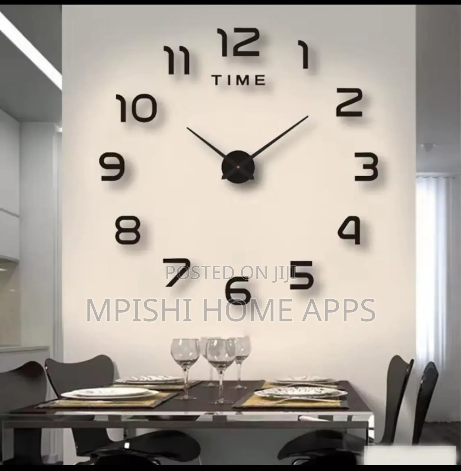 Diy Sticker Wall Clock