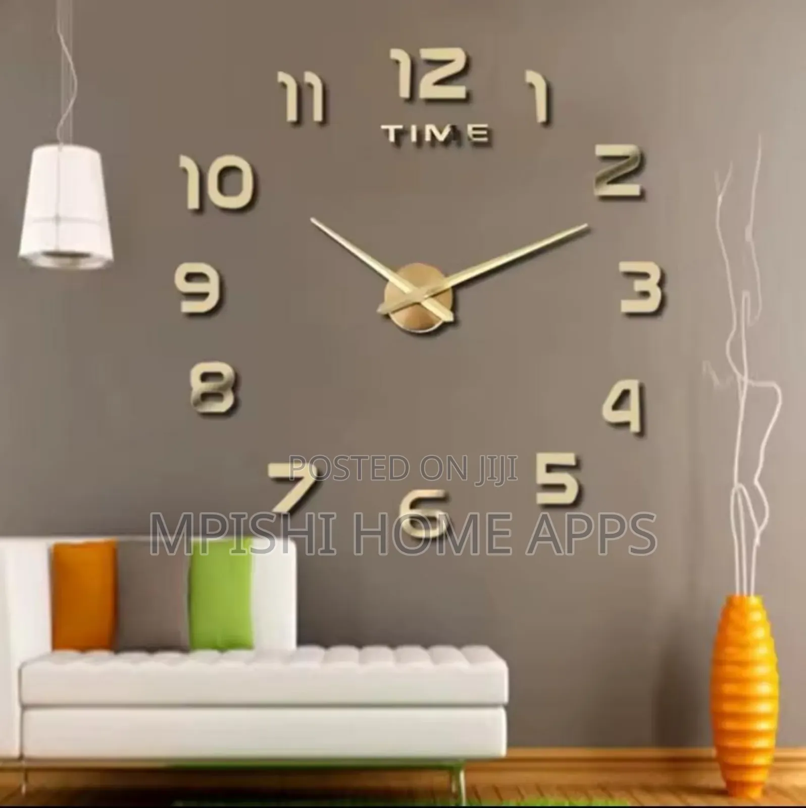 Diy Sticker Wall Clock