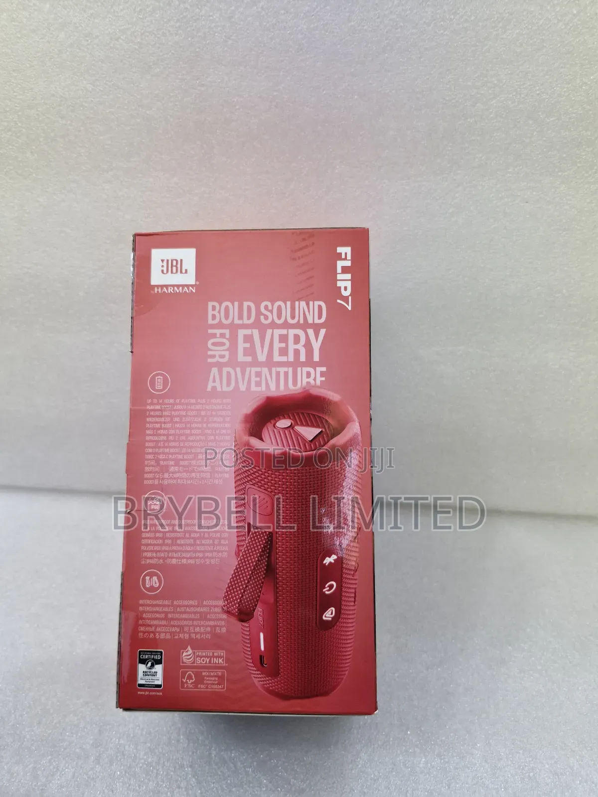 Original JBL Flip 7 Red, Brand New Sealed