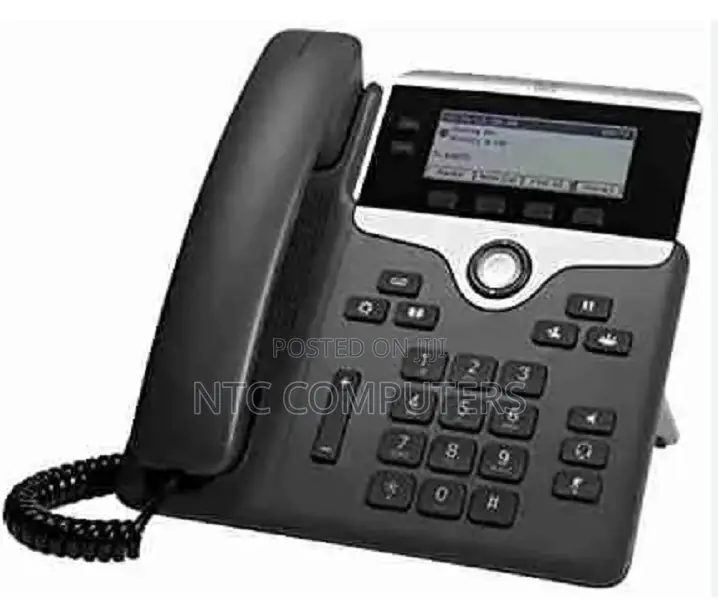 Cisco Ip Phone Cp-7821- (Charcoal, Black)