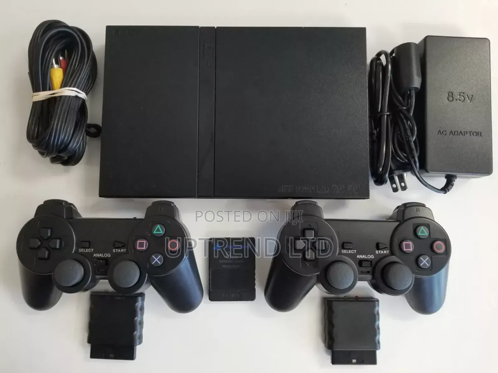 Two Pads Playstation 2,Ps2 Clean Console