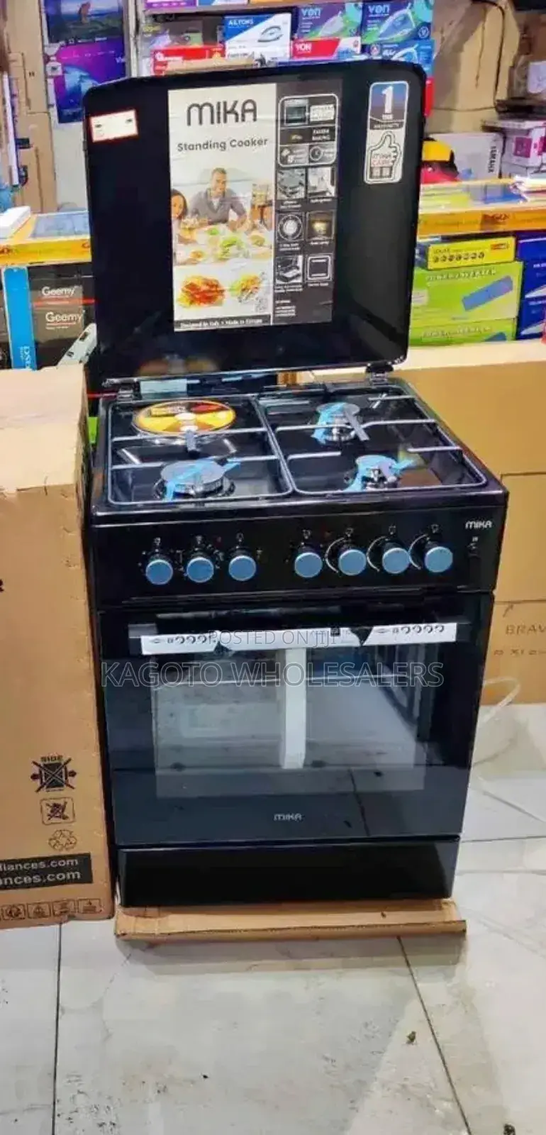 Mika 60*60 3g+1e Free Standing Gas Cooker M/