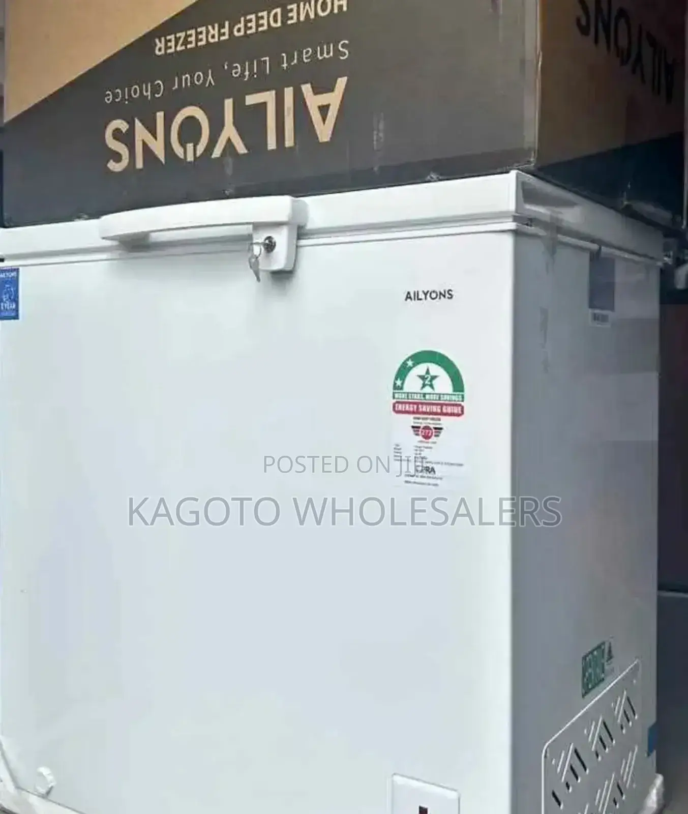 150 Litres Ailyons Deep Freezer/White Alf
