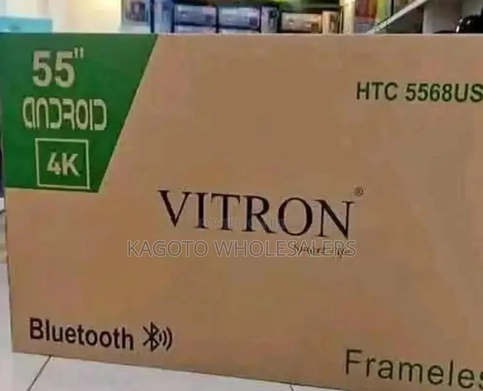 55 Inch Vitron Frameless Smart Android // Bt