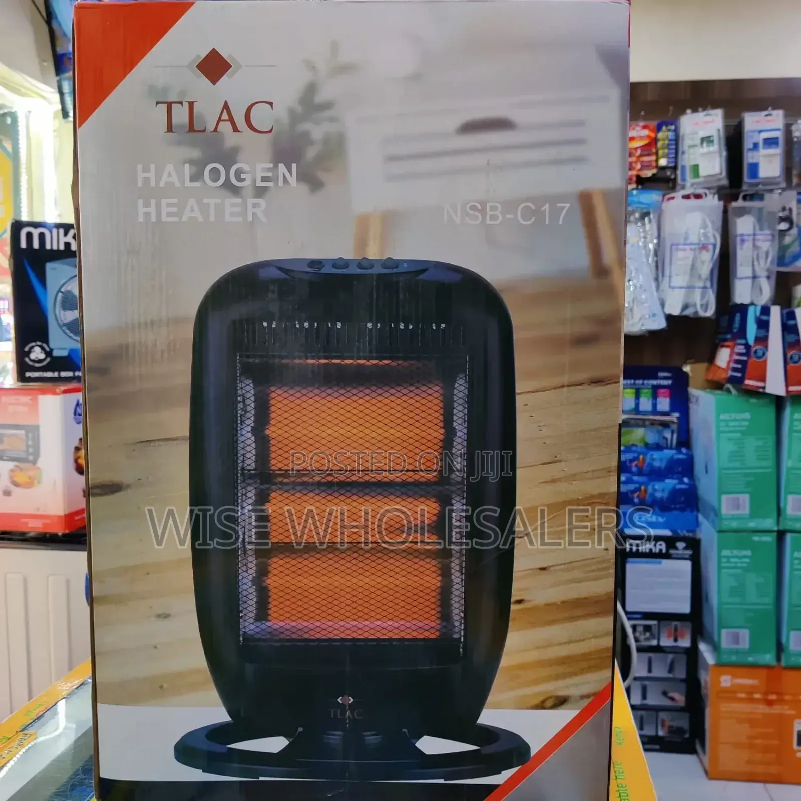 *Tlac Halogen Heater * 1200w Oscillating Safety Tip Over