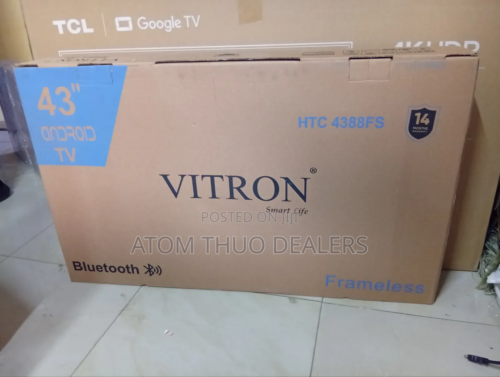 Vitron 43 Inches Smart Android Tv Htc4388fs