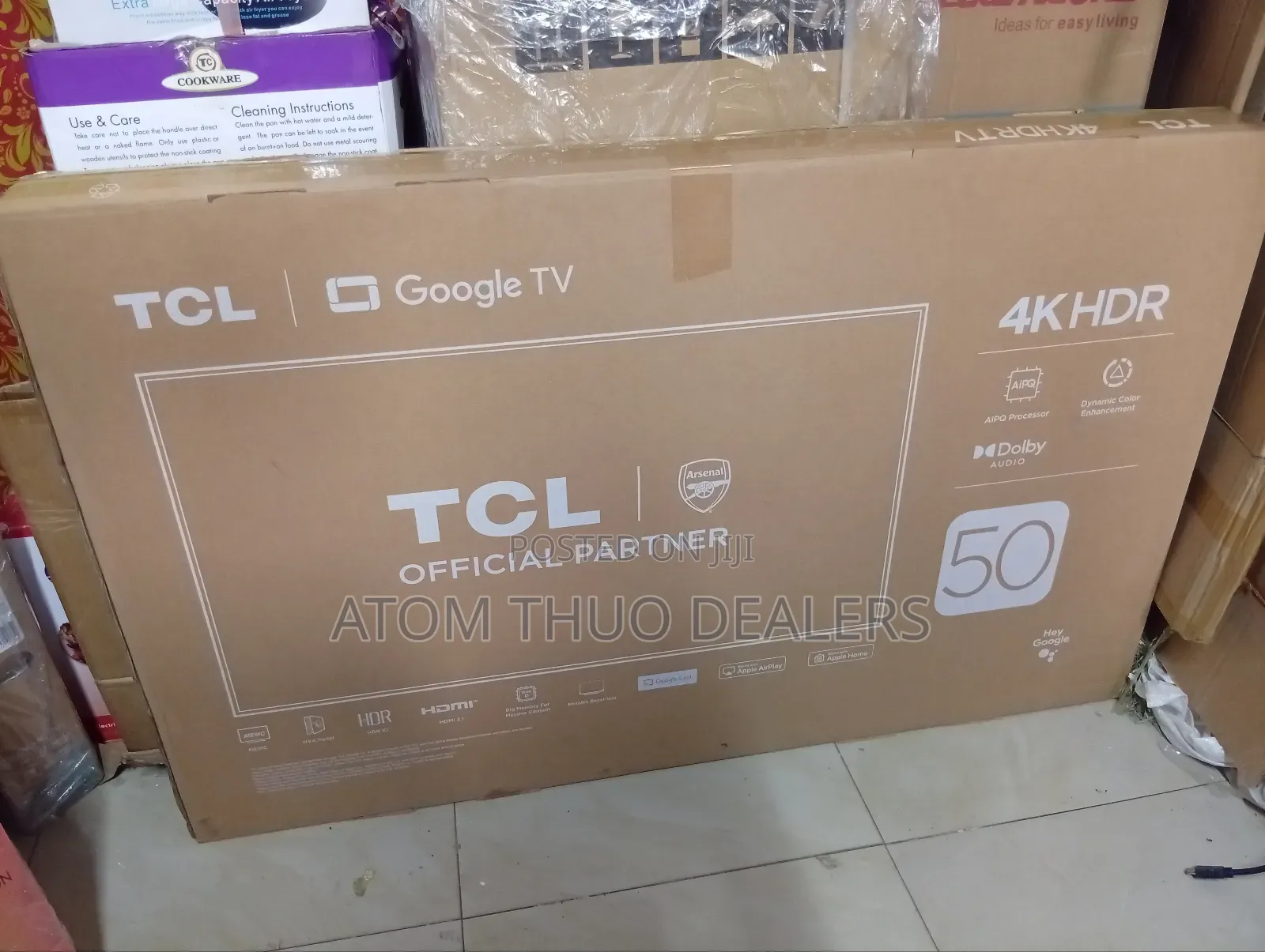 TCL Size 50 Inches Google Tv 50v6c
