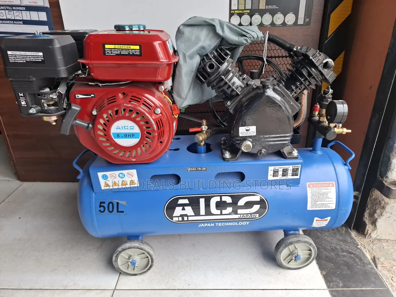 Air Compressor Machine 50ltrs Tank Capacity