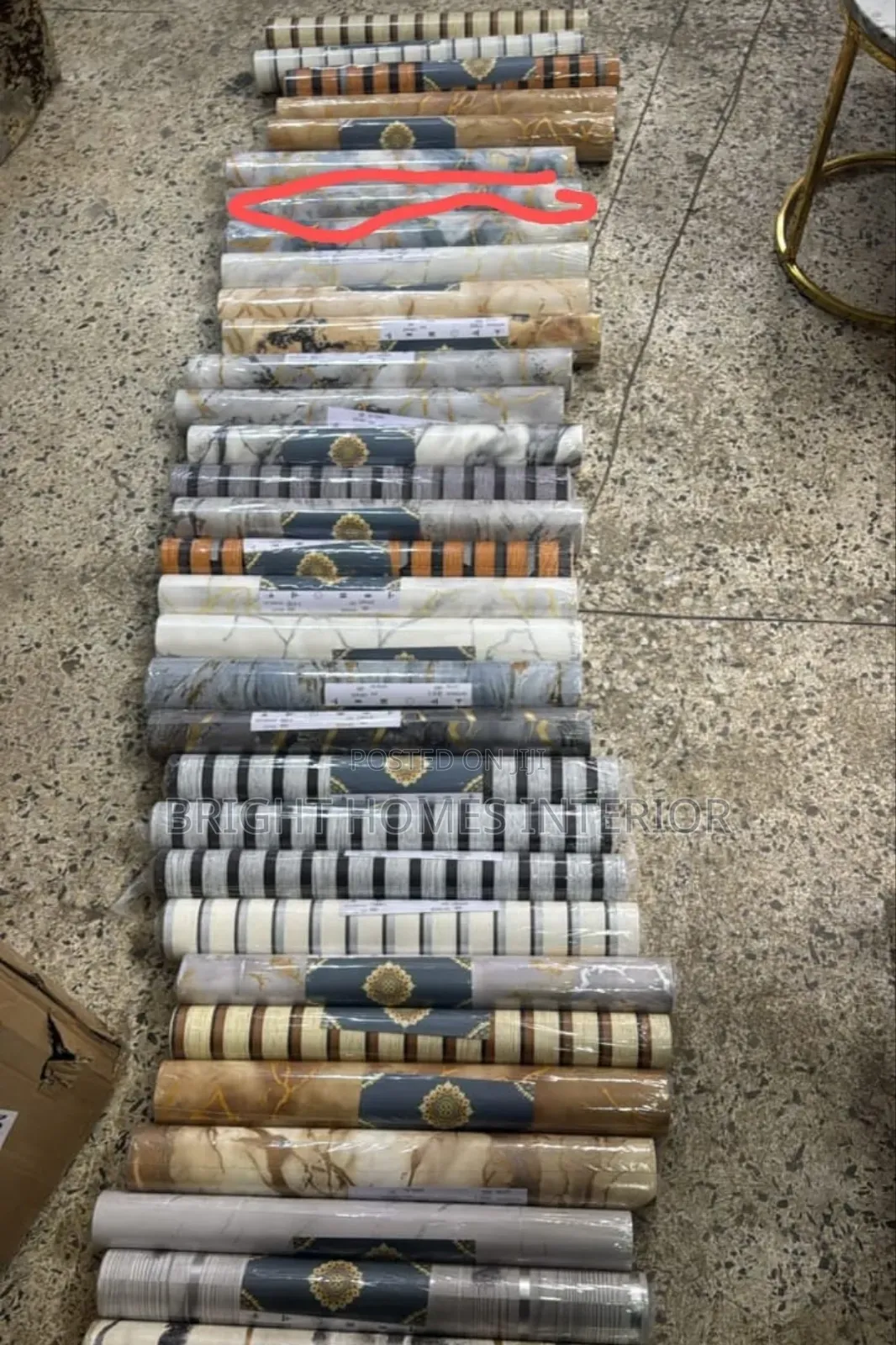 Flutted Wallpaper on Offer on Offer