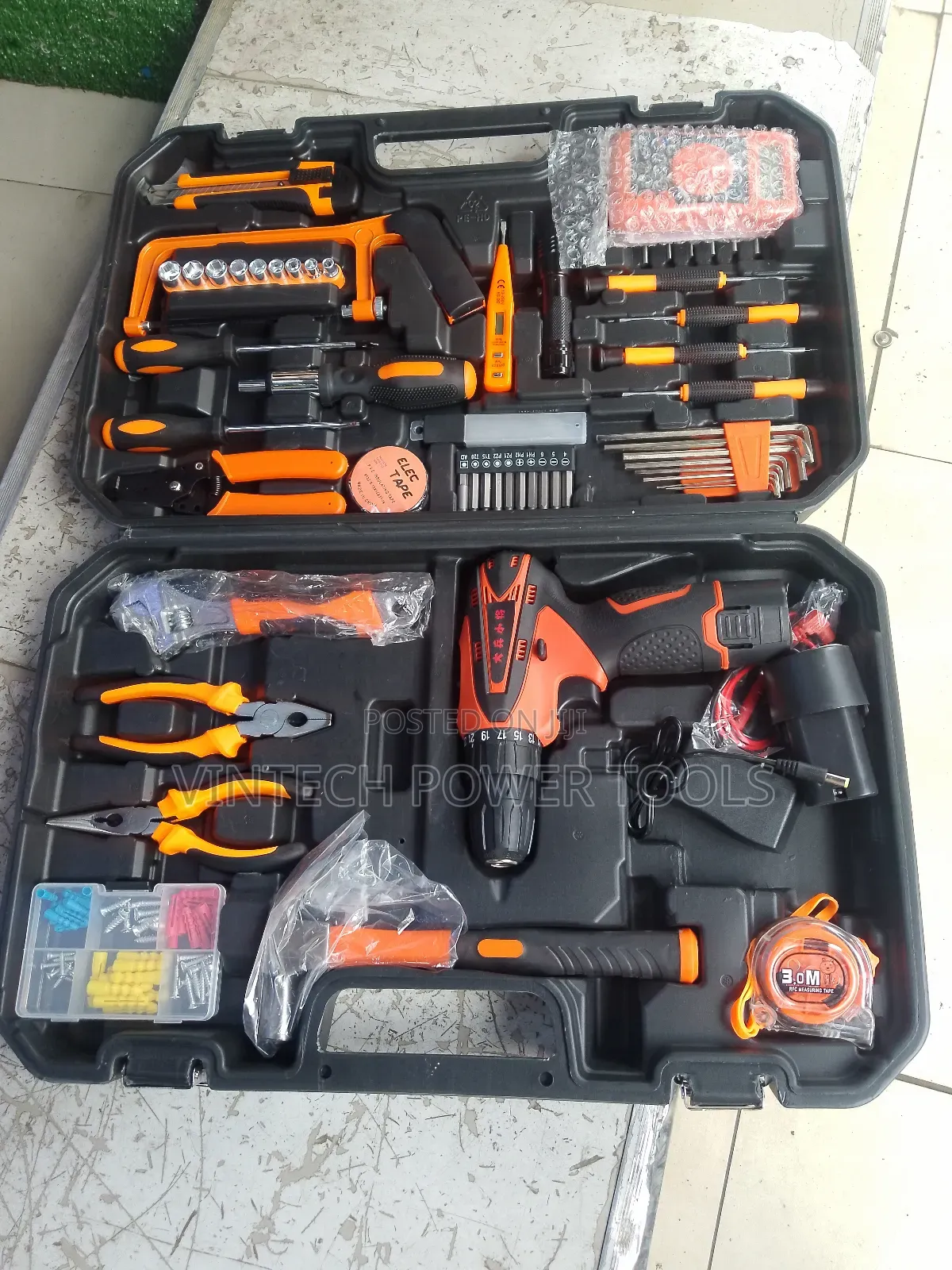 Cordless Toolbox With a Multimeter