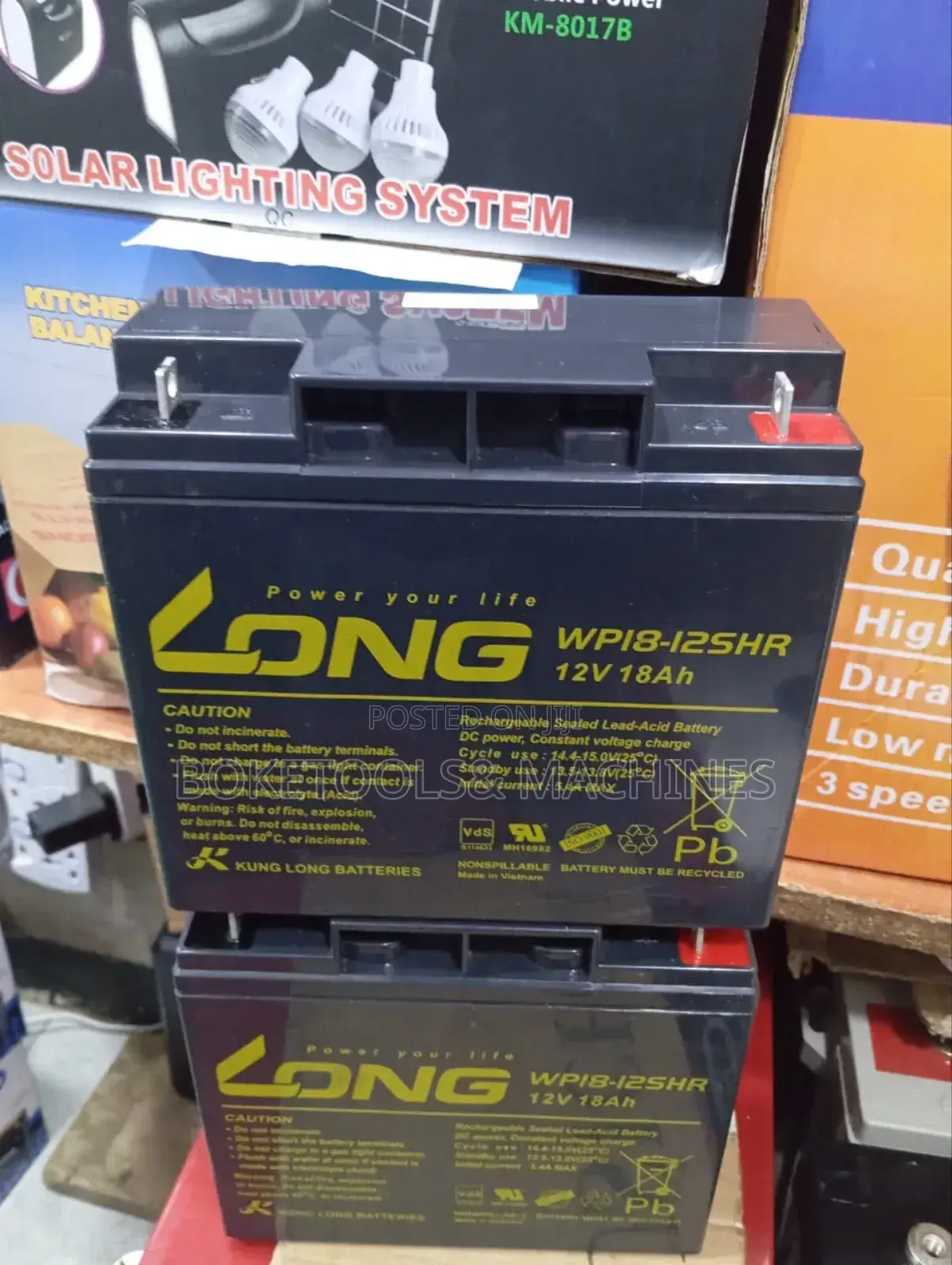 Long 12v 18ah Ups Battery