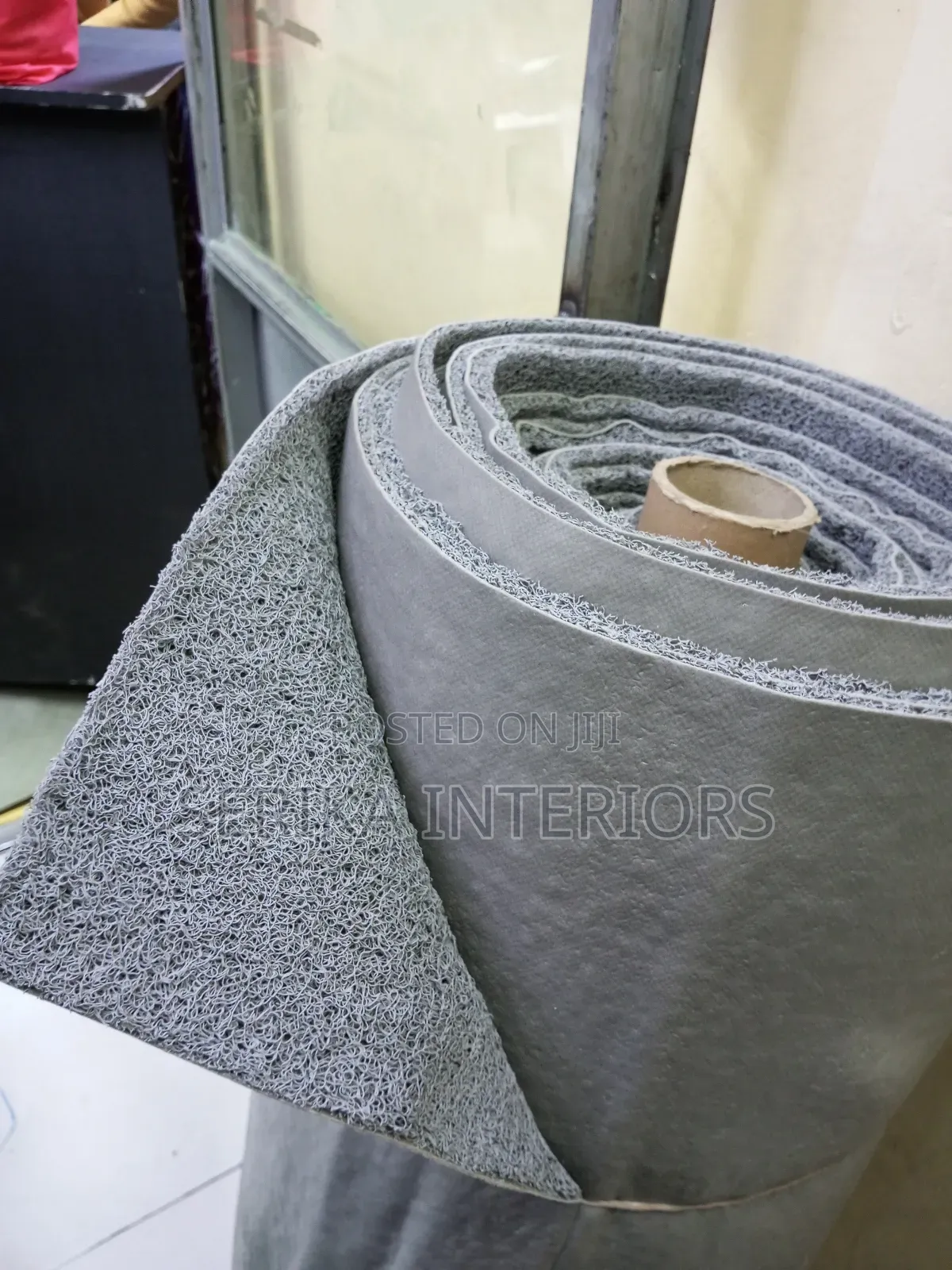 Grey Anti Slippery Spaghetti Mats Environmental Friendly