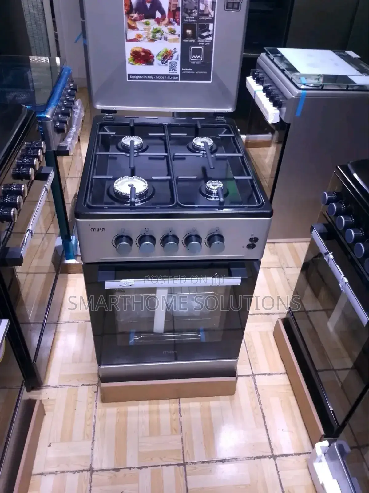 Mika 50x60 Full Gas Cooker – Quality Cooking Made Easy