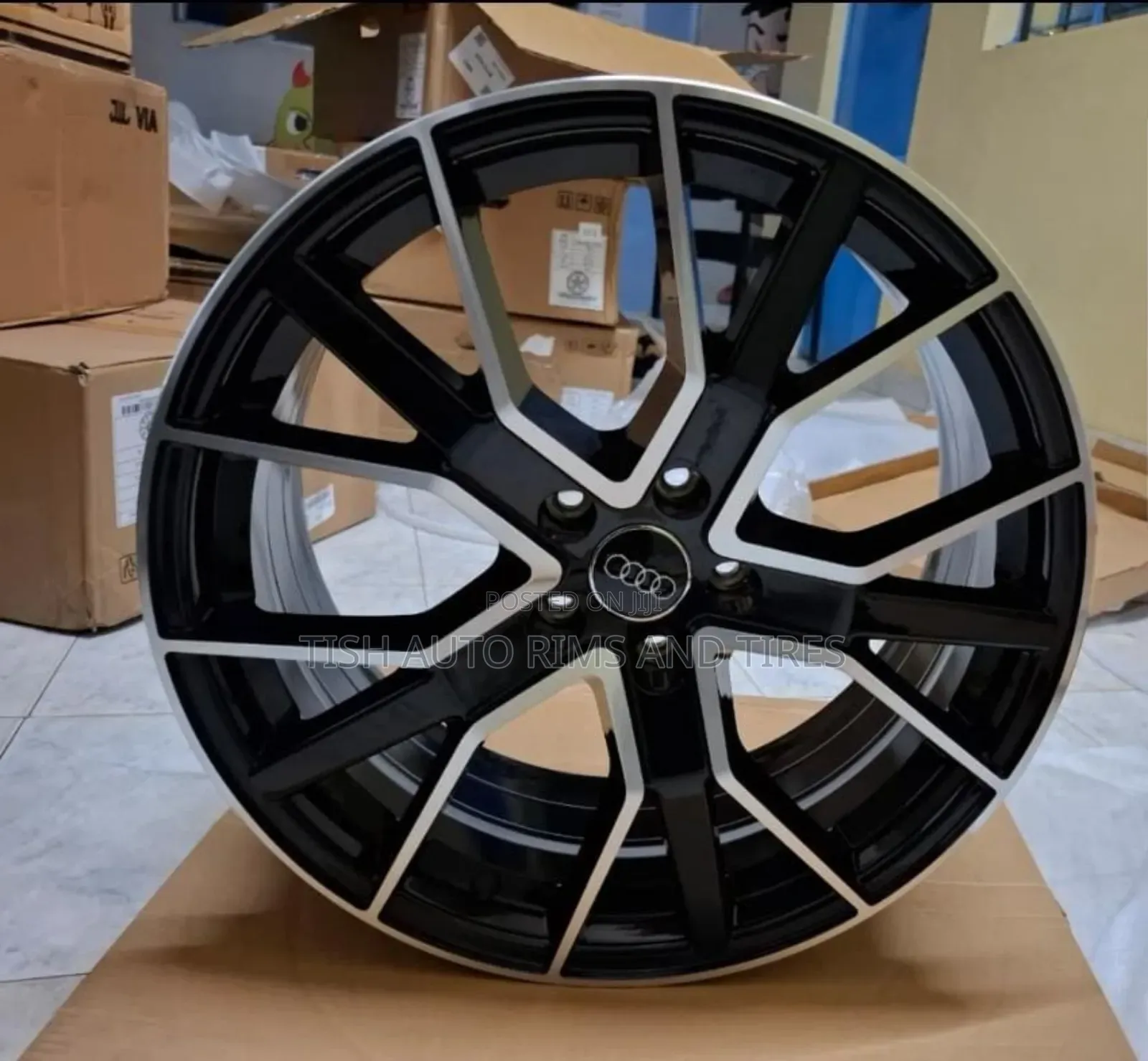Black Silver Audi Rims Size 20