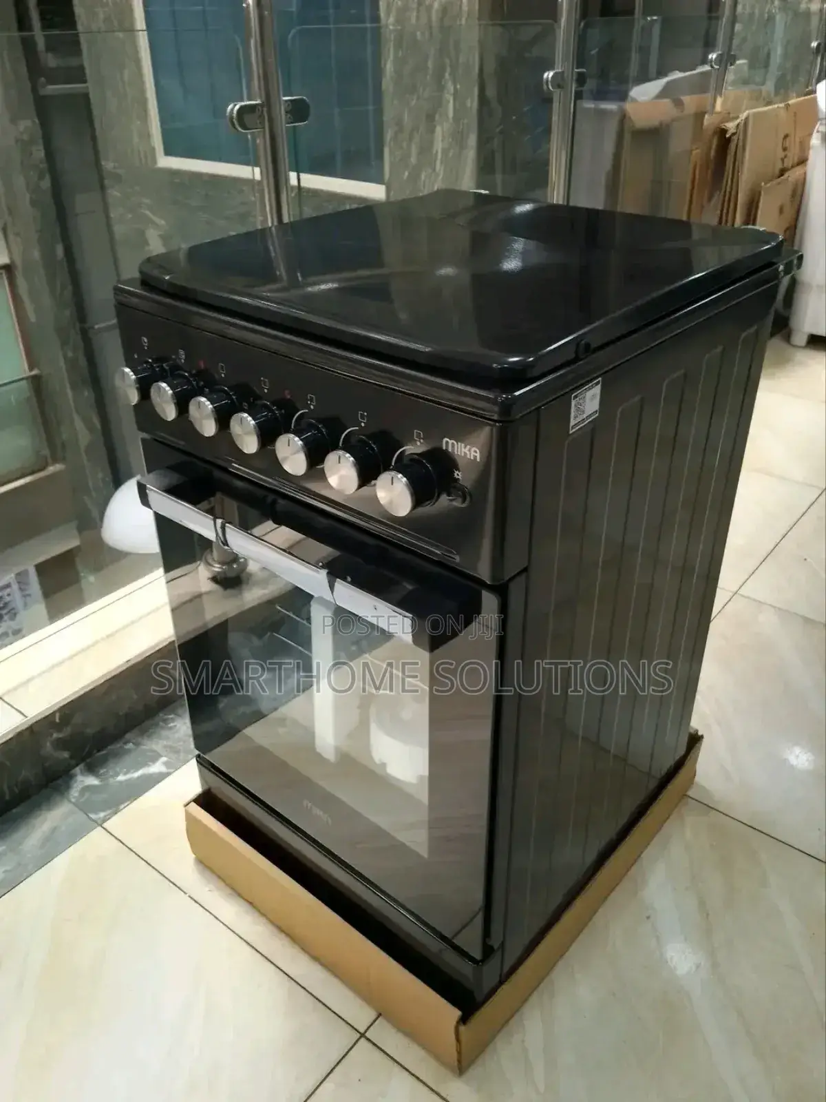 Standing Cooker Mika, 50 by 60cm, 3g+1e; Energy Efficient